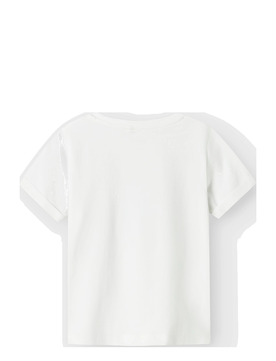 name it - NMMVUX SS TOP - kurzärmelige - bright white - 1