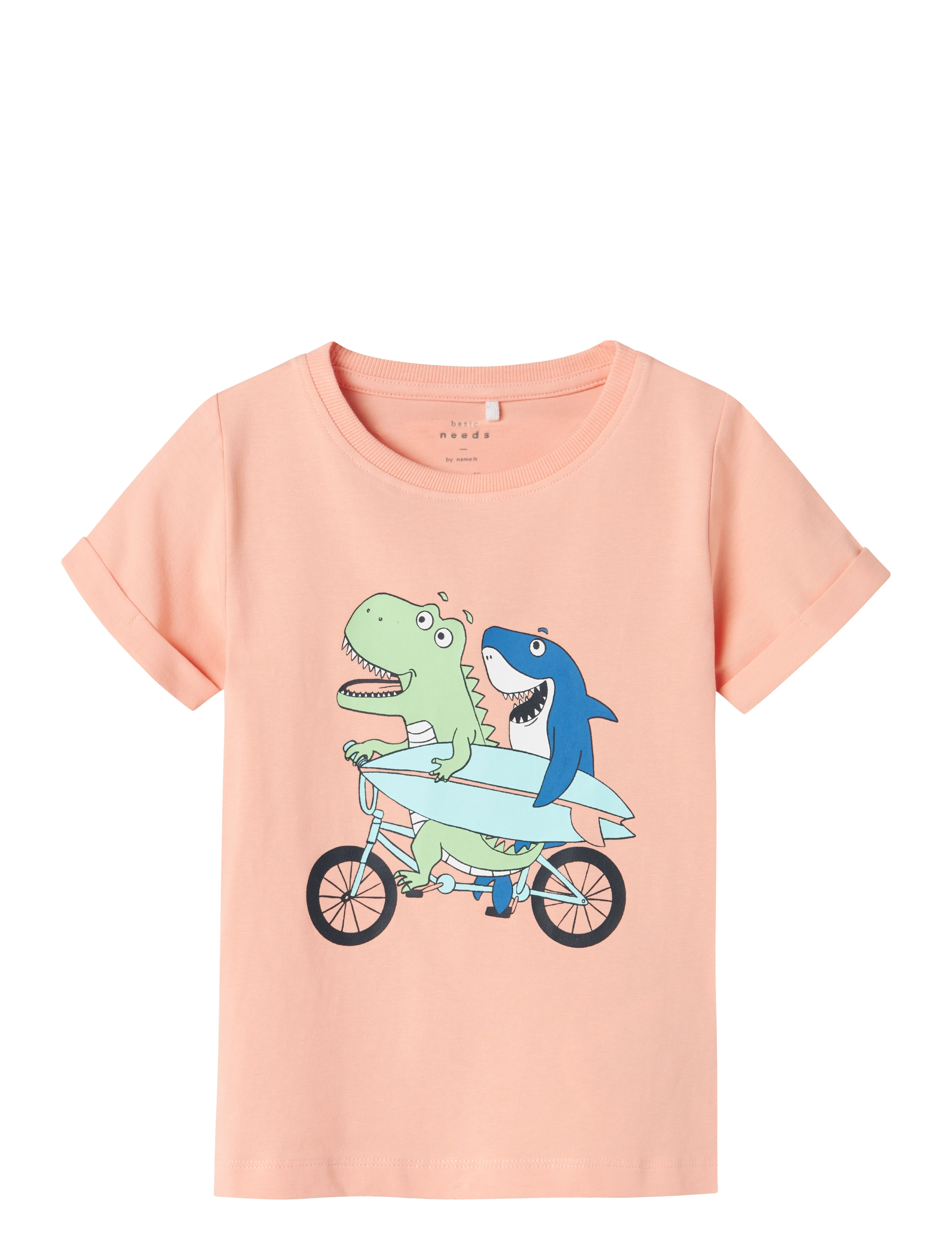 name it Nmmvux Ss Top, 86, T-shirts, Orange - Short-sleeved, Kinder