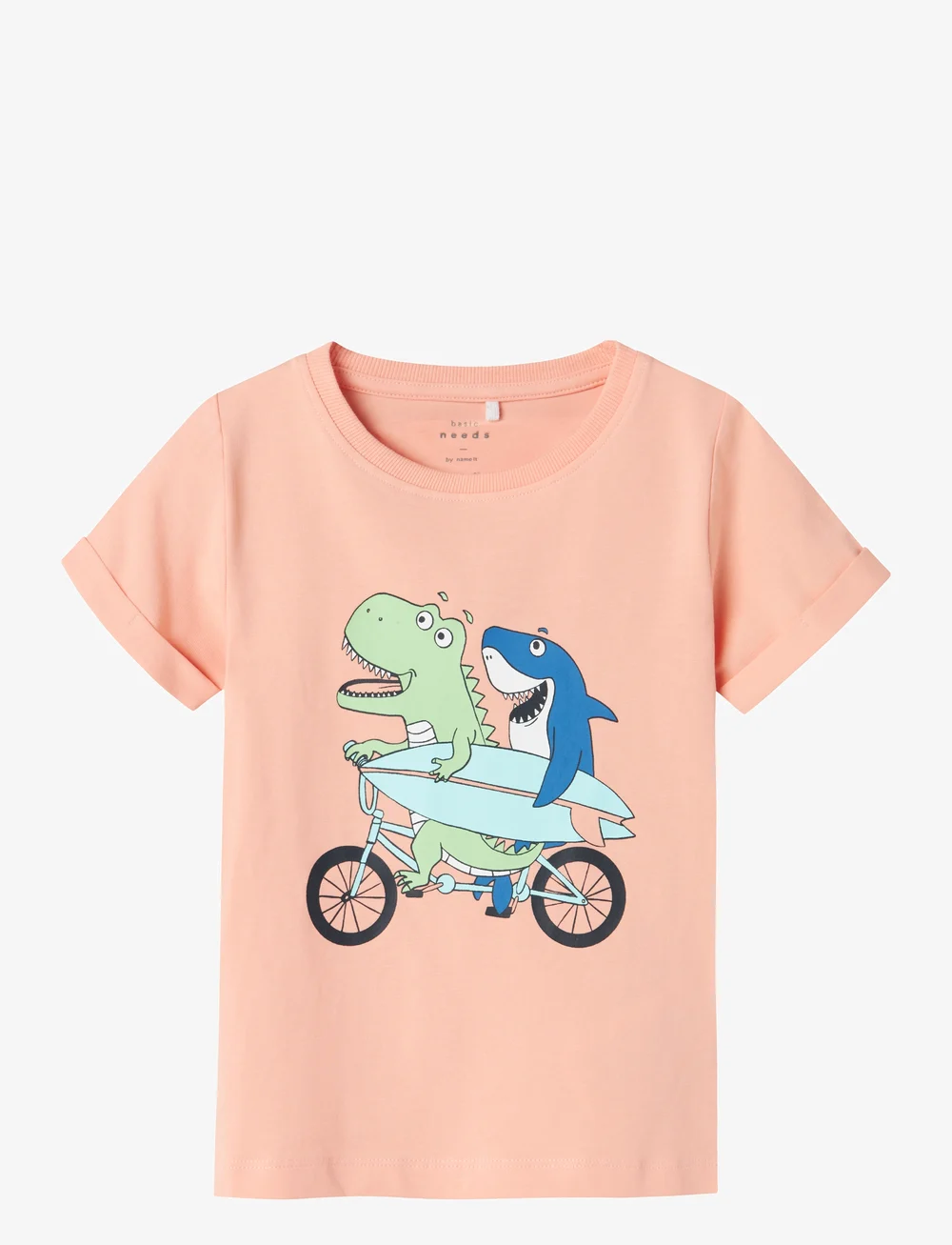 name it - NMMVUX SS TOP - kortærmede t-shirts - peach pearl - 0
