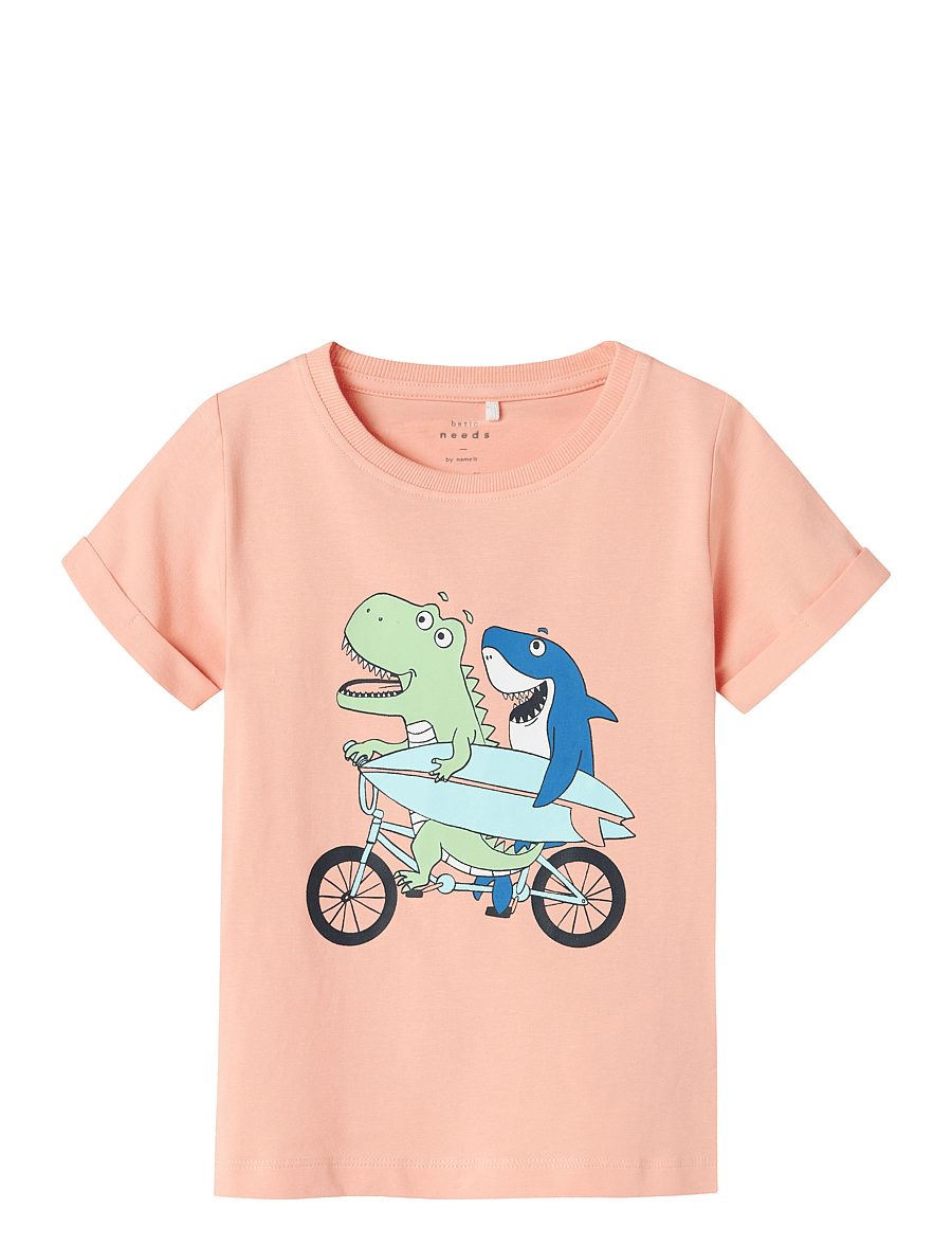 name it - NMMVUX SS TOP - kurzärmelige - peach pearl - 0