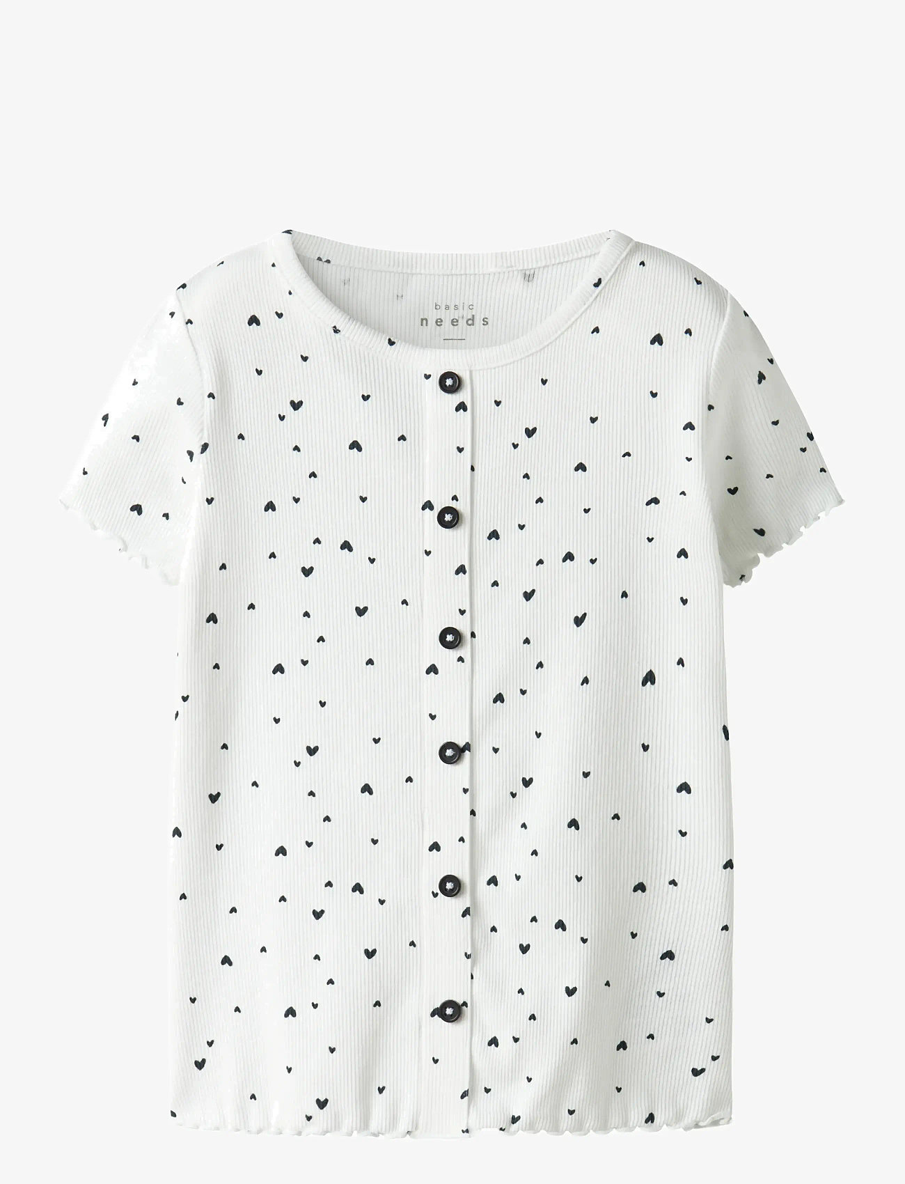 name it - NMFVEMIA AOP SS SLIM TOP - höstkläder - bright white - 0