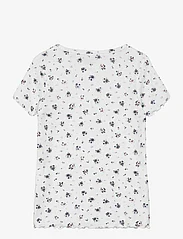 name it - NMFVEMIA AOP SS SLIM TOP - short-sleeved t-shirts - bright white - 1