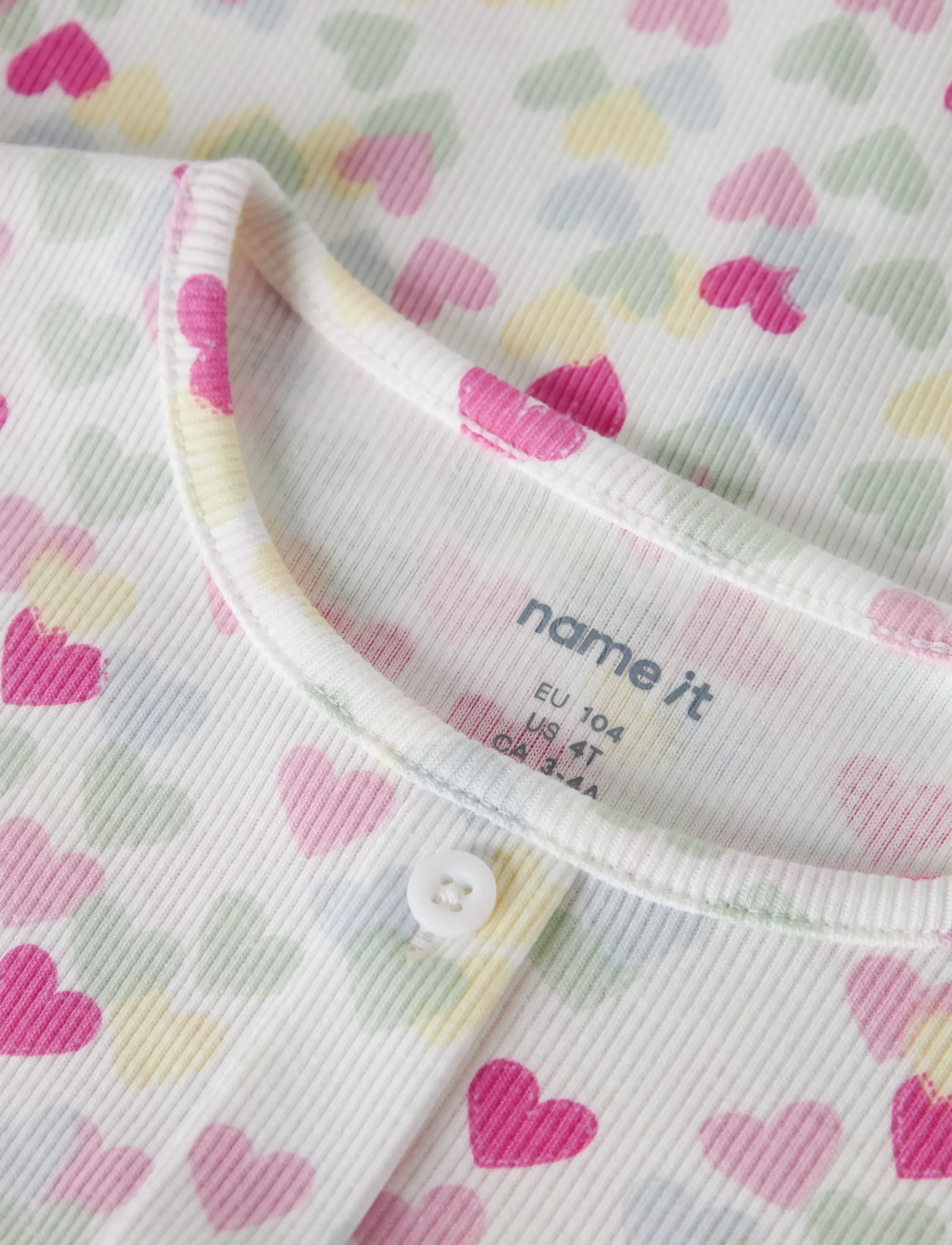 name it - NMFVEMIA AOP SS SLIM TOP - lühikeste varrukatega t-särgid - cloud dancer - 3