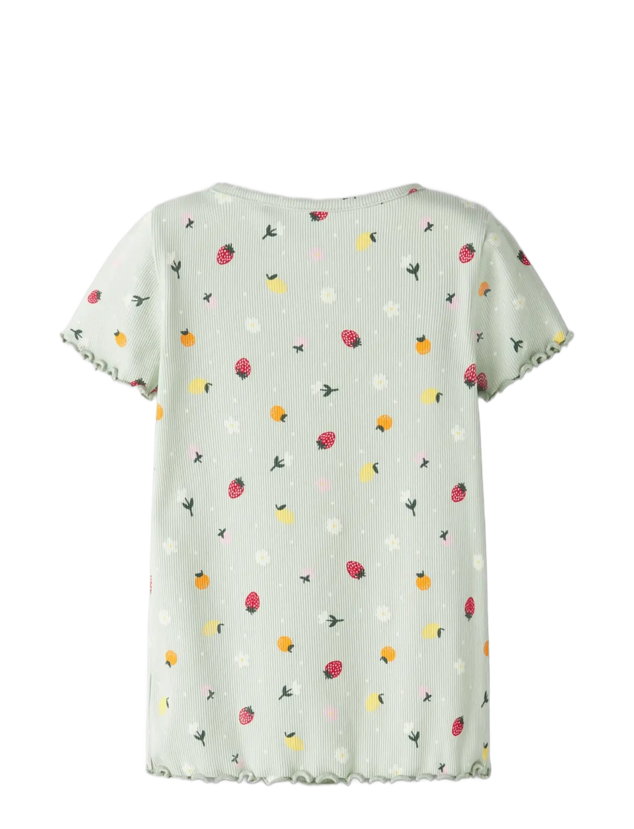 name it - NMFVEMIA AOP SS SLIM TOP - short-sleeved t-shirts - pale aqua - 2
