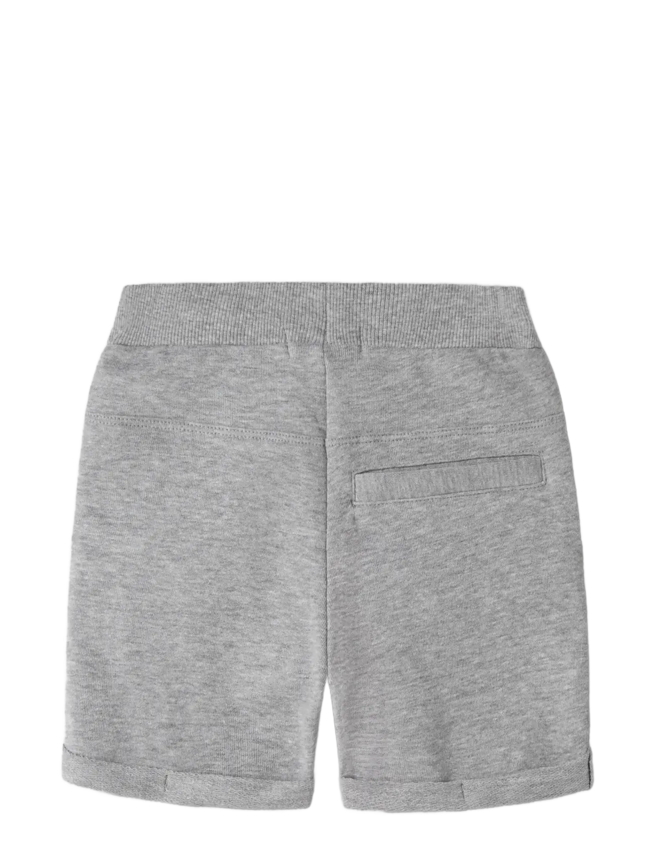 name it - NMMVASSE SWE LONG SHORTS UNB - sweatshorts - grey melange - 1