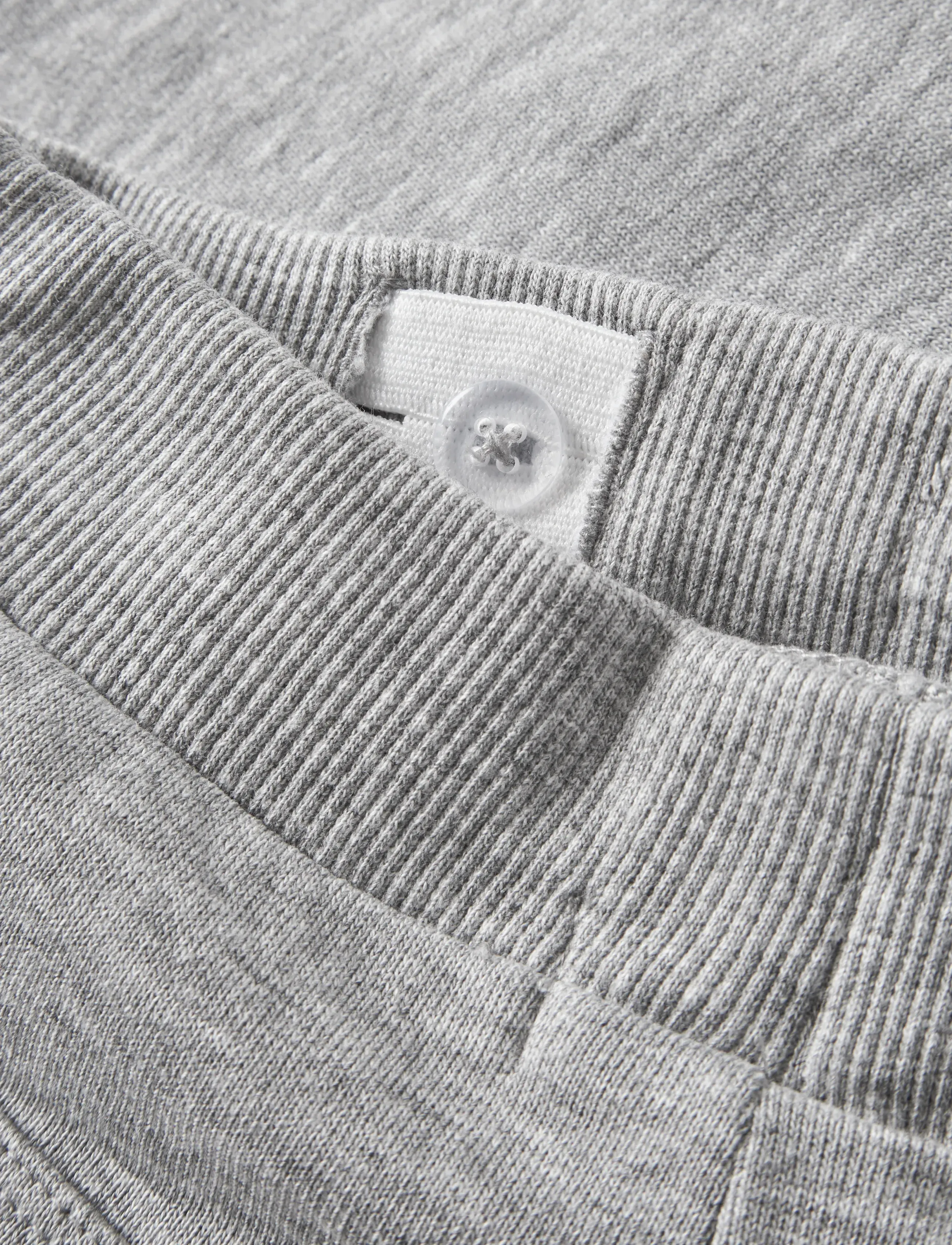 name it - NMMVASSE SWE LONG SHORTS UNB - sweatshorts - grey melange - 3