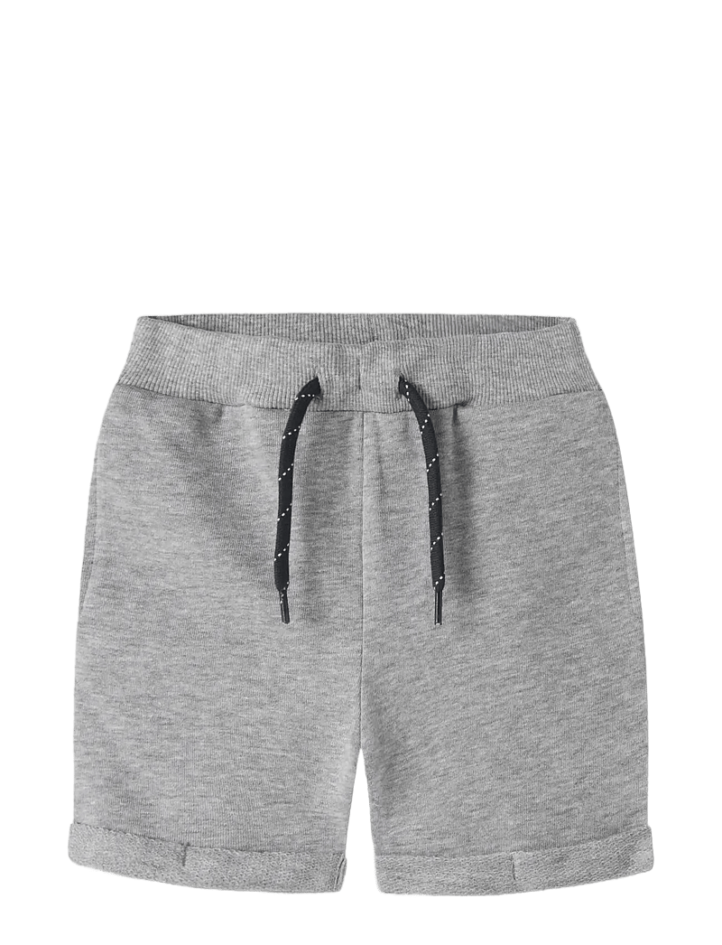 name it - NMMVASSE SWE LONG SHORTS UNB - sweatshorts - grey melange - 2