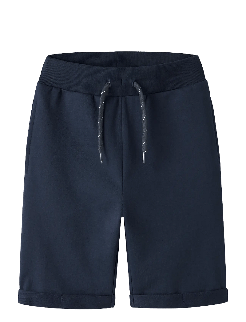 name it - NMMVASSE SWE LONG SHORTS UNB - sweatshorts - navy blazer - 1