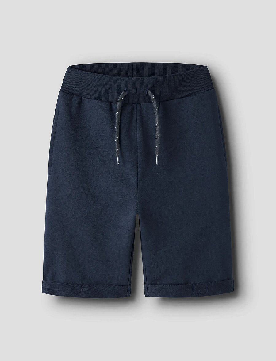 name it - NMMVASSE SWE LONG SHORTS UNB - sweatshorts - navy blazer - 0