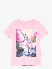name it - NMFVOTEA SS TOP - short-sleeved t-shirts - parfait pink - 0