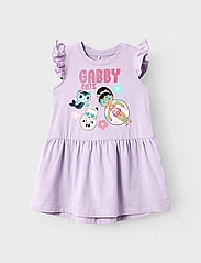 name it - NMFMEMMA GABBY CAPSL DRESS BFU - short-sleeved baby dresses - orchid petal - 0