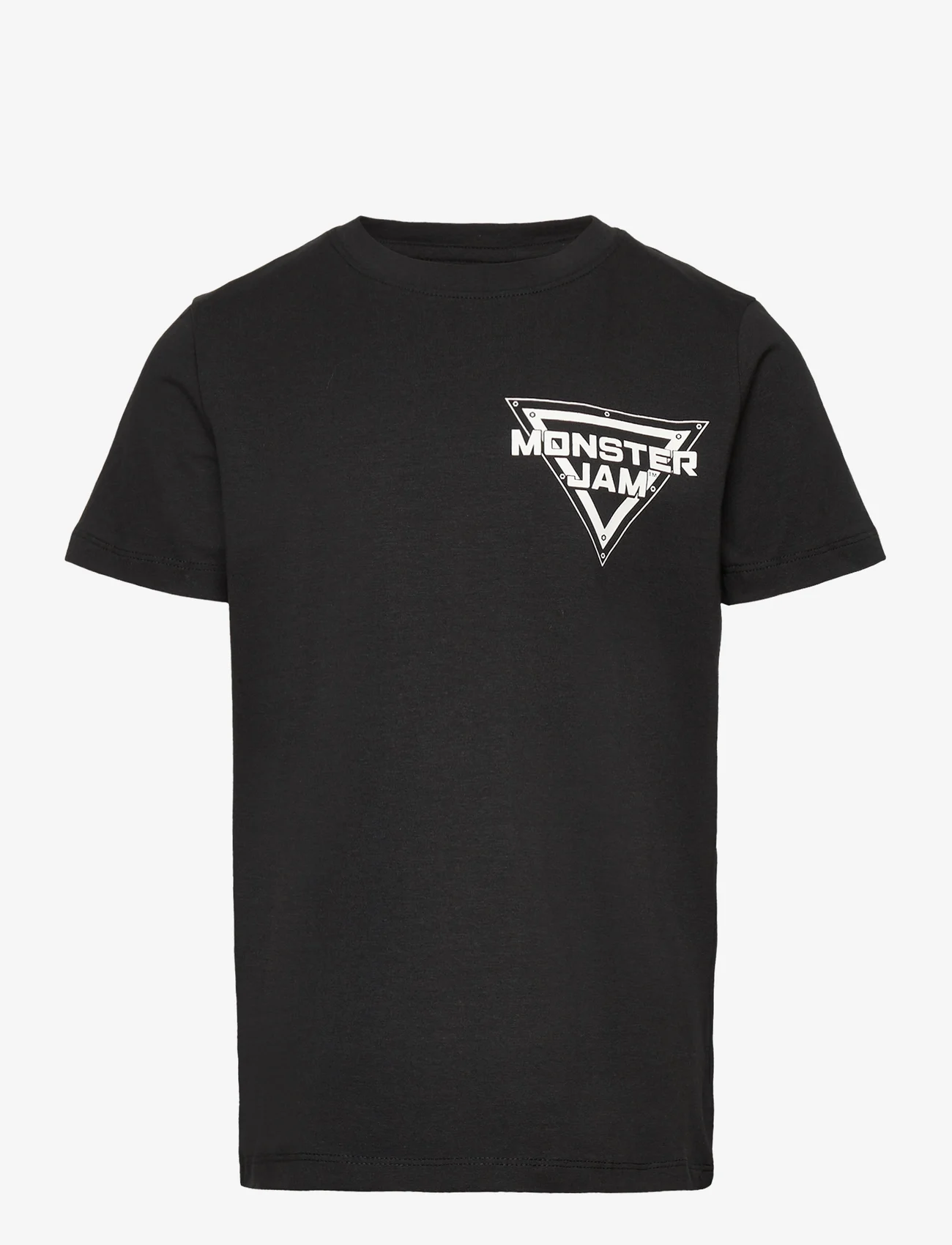 name it - NKMFAJR MONSTERJAM SS TOP BOX VDE - kortärmade t-shirts - black - 0