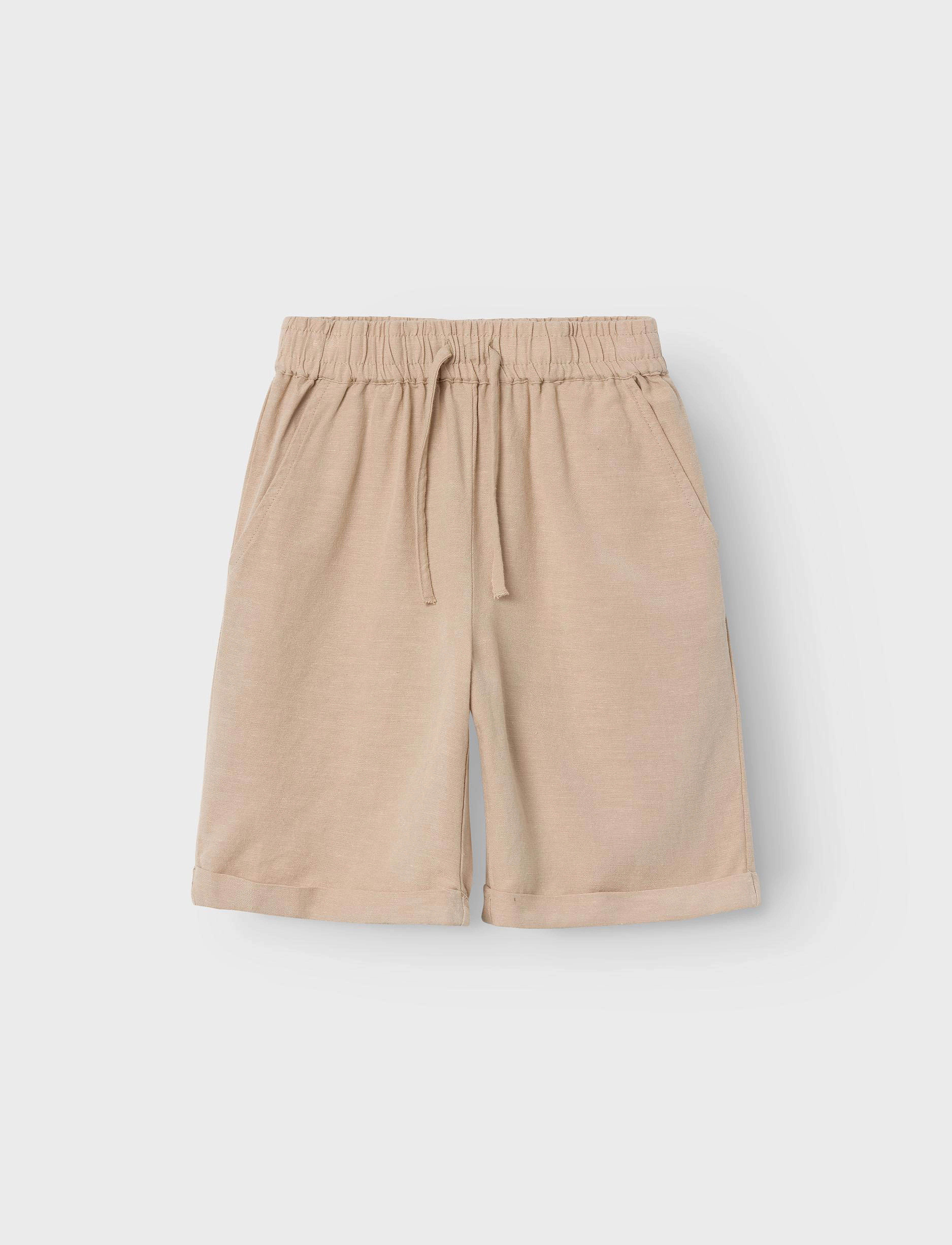name it - NKMFAHER SHORTS F NOOS - humus - 5