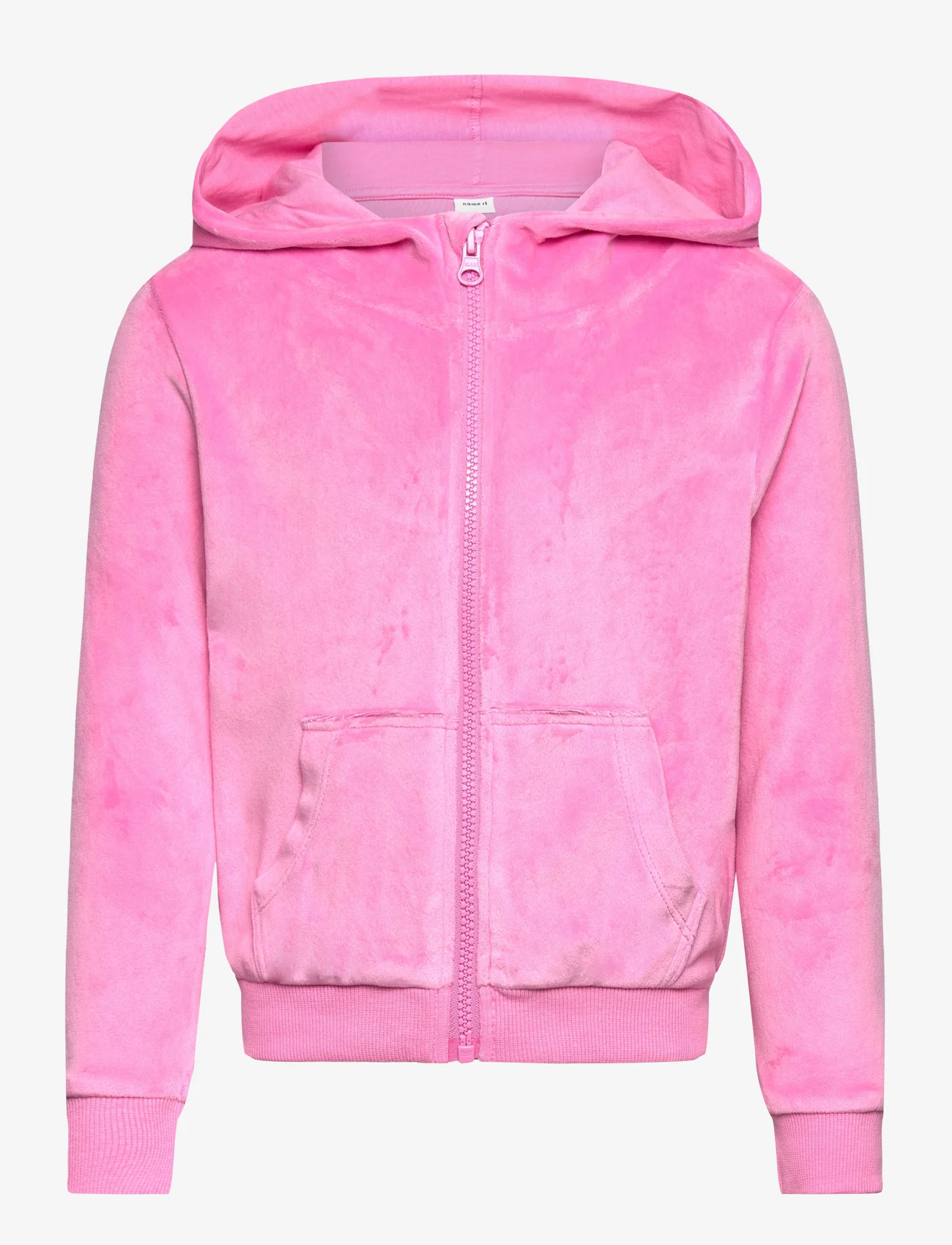 name it - NMFNAJALA LS VEL CARD WH - džemperi ar kapuci - pink cosmos - 0