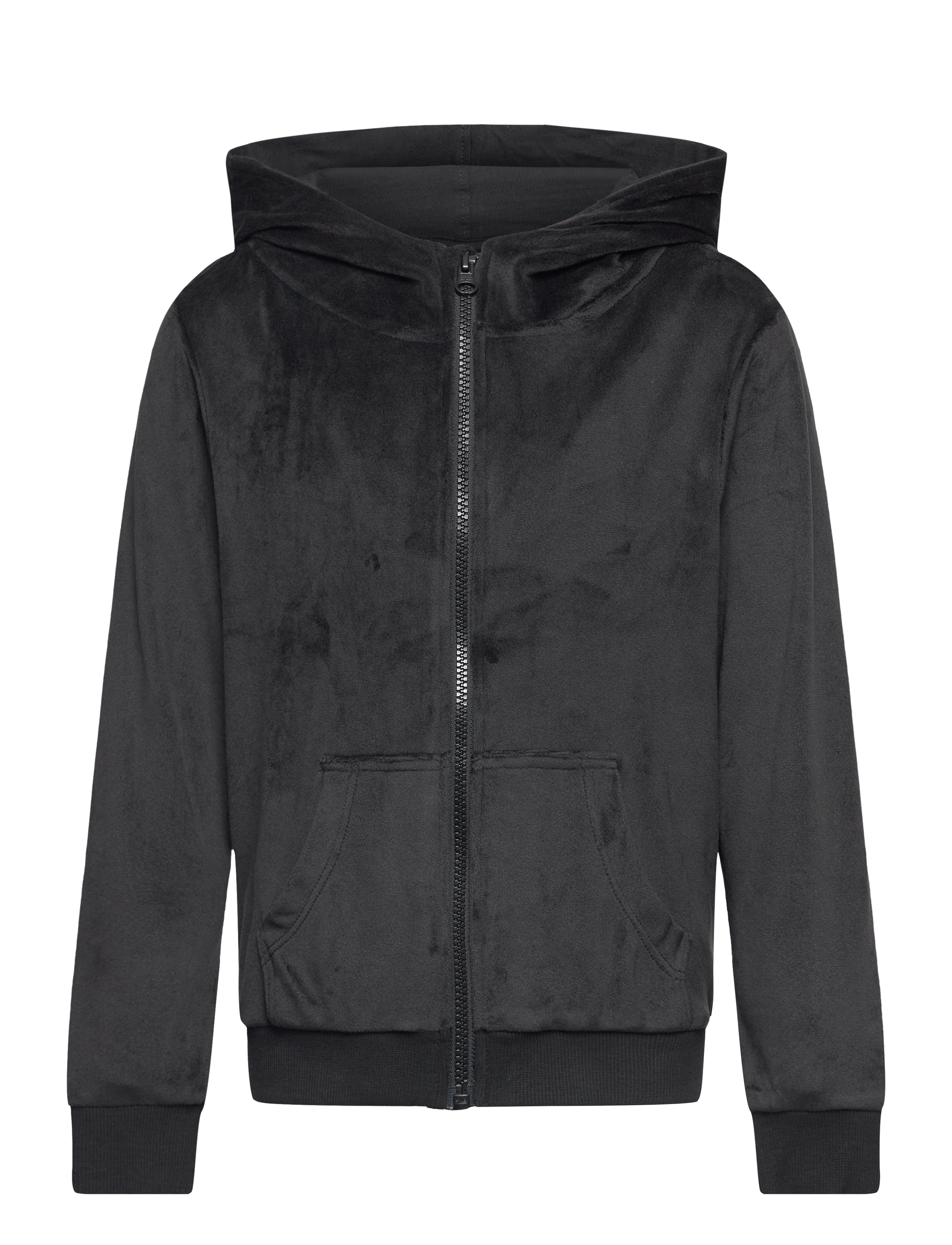 name it NKFNAJALA LS VEL CARD WH - Overdele - BLACK / black