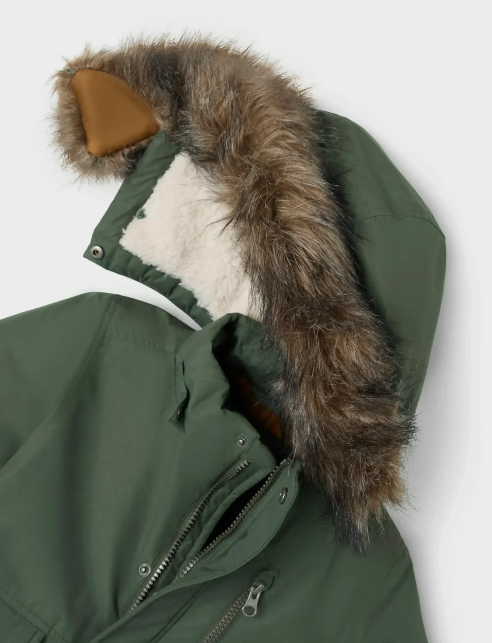 name it - NMMMASTER05 PARKA JACKET PB FO - parkas - thyme - 3