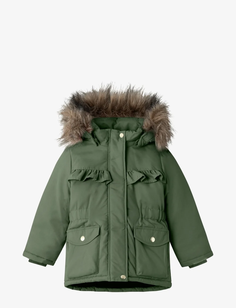 name it - NMFMASTER05 PARKA JACKET PB FO - parkas - thyme - 0