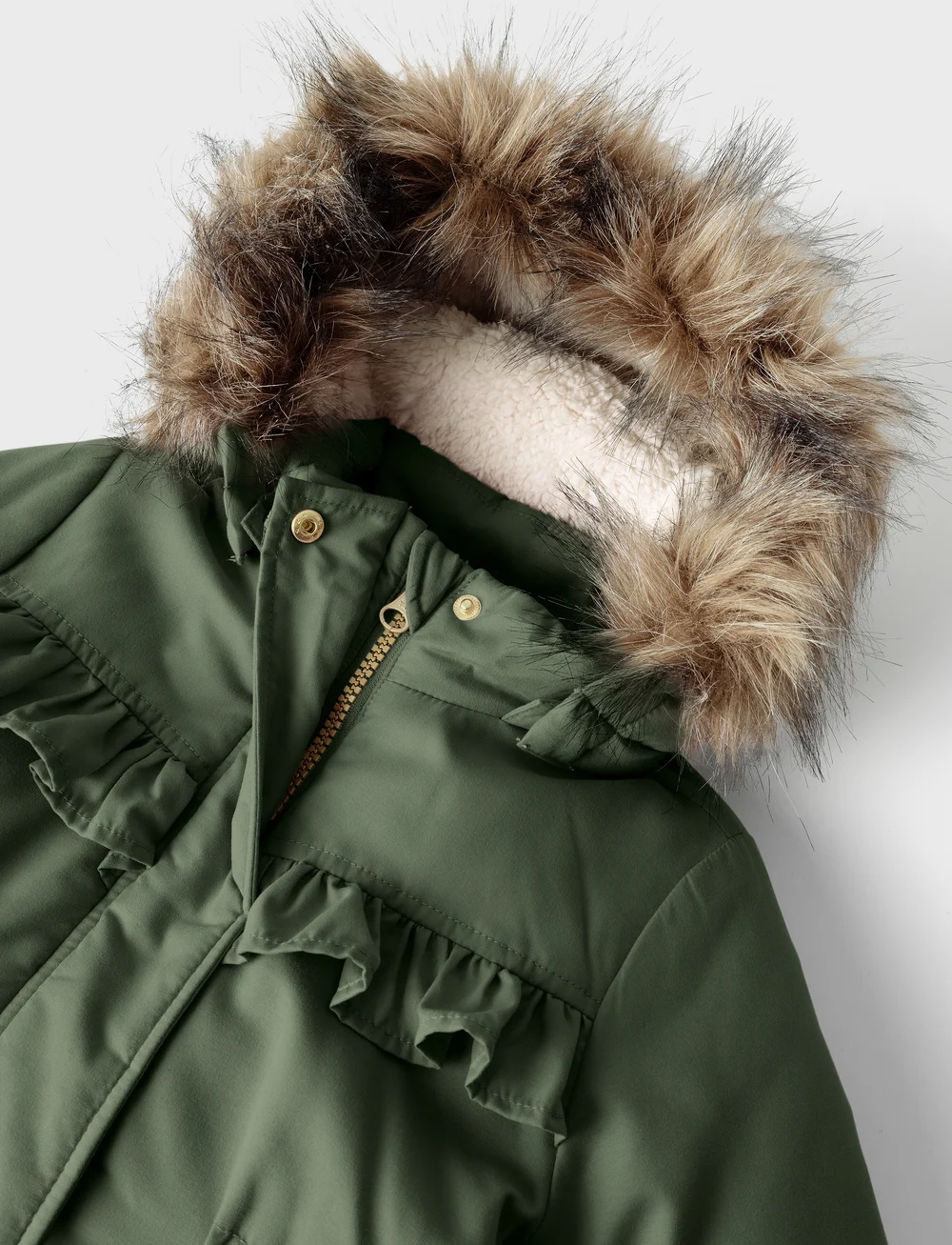 name it - NMFMASTER05 PARKA JACKET PB FO - parkas - thyme - 3