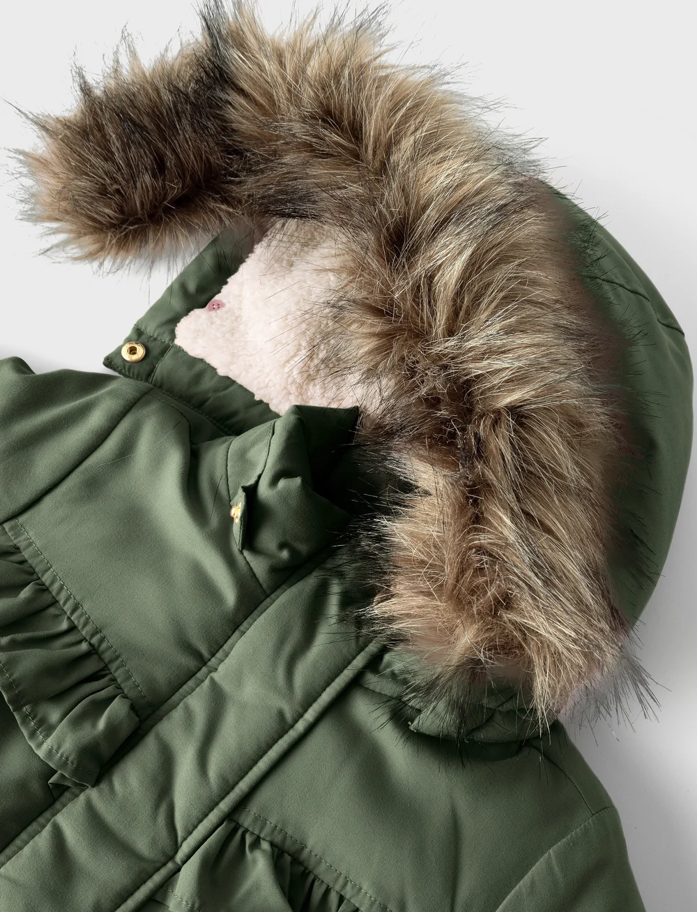 name it - NMFMASTER05 PARKA JACKET PB FO - parkas - thyme - 4