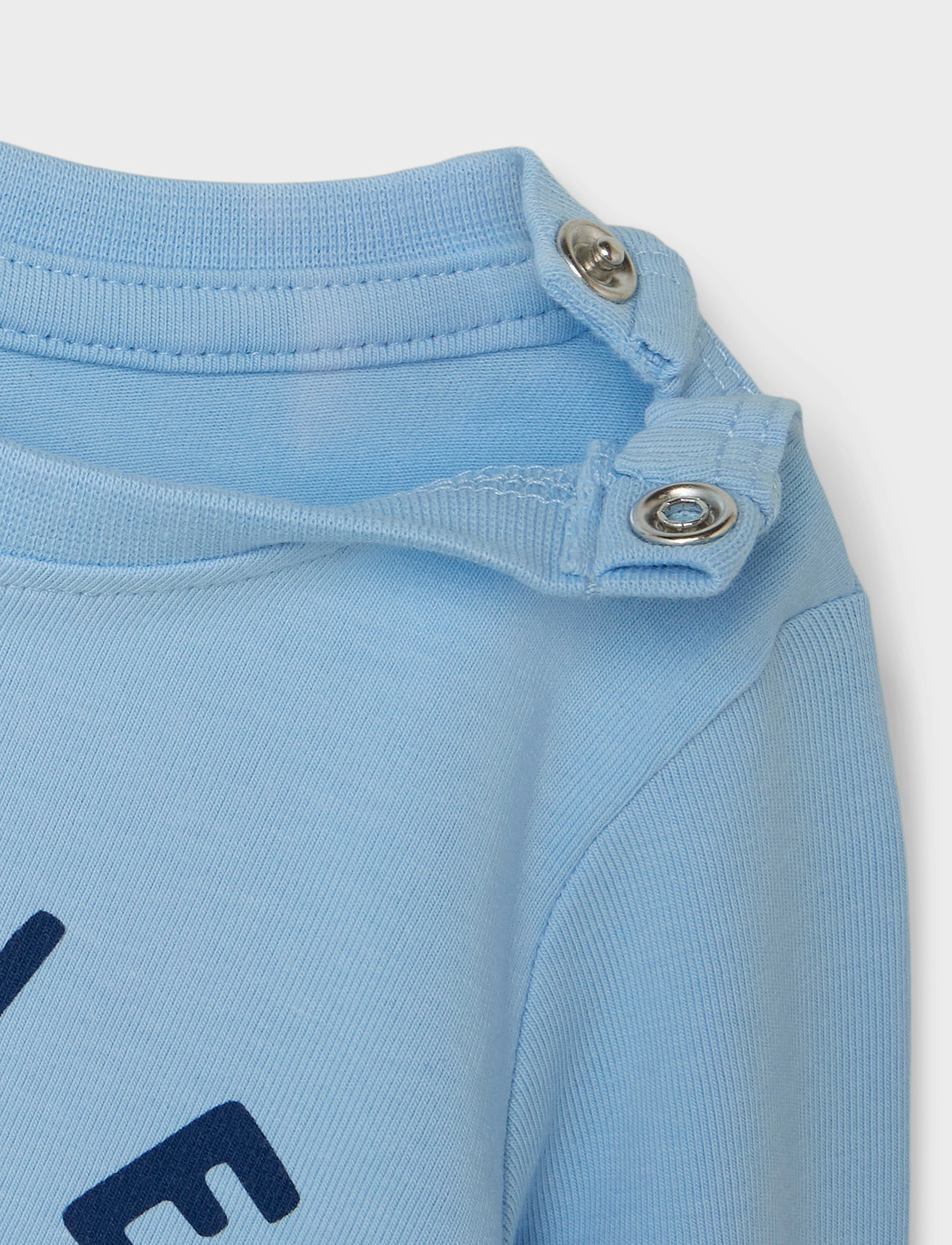 name it - NBMFEVAN LS TOP BOX - chambray blue - 3