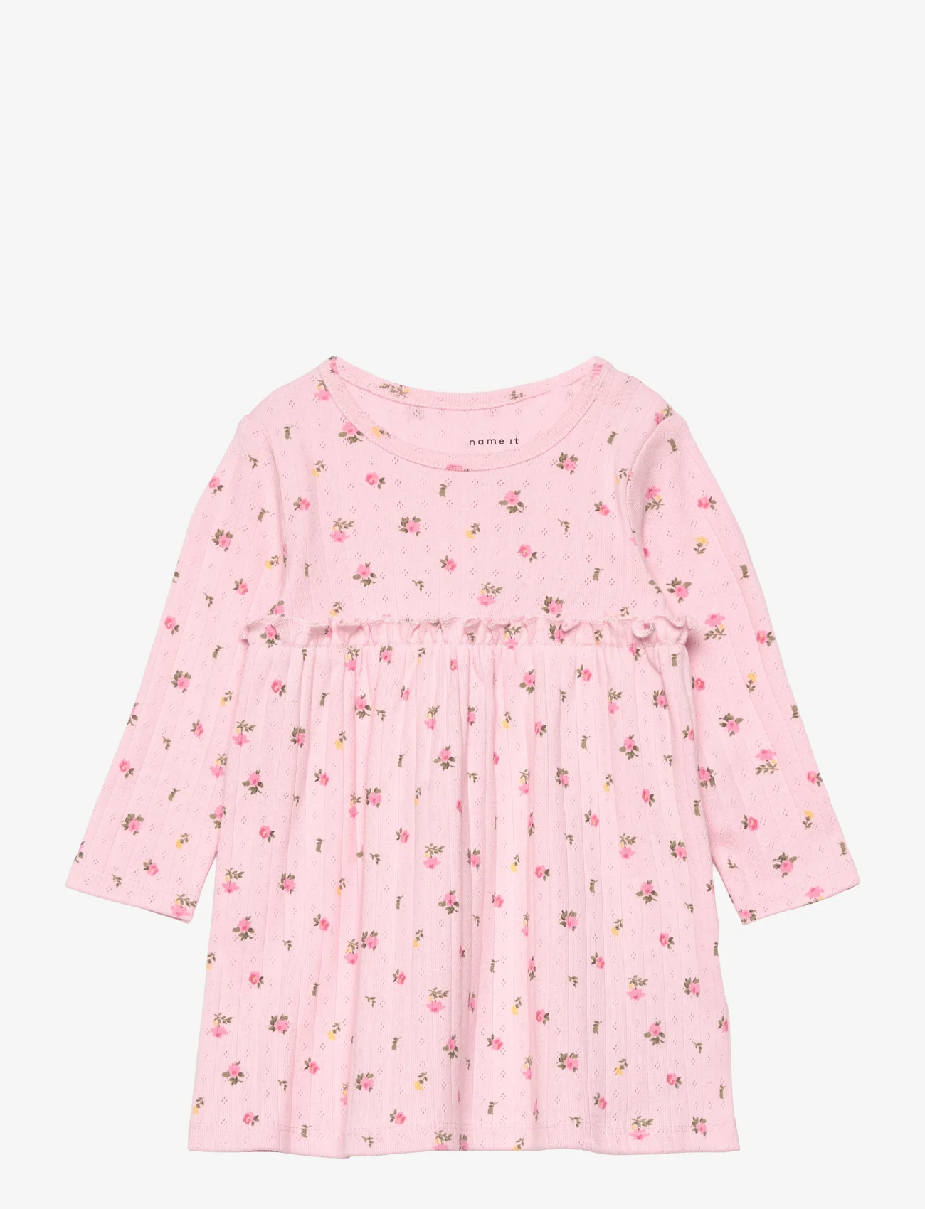 name it - NBFDANINA R LS DRESS - pikkade varrukatega vabaaja kleidid - parfait pink - 0