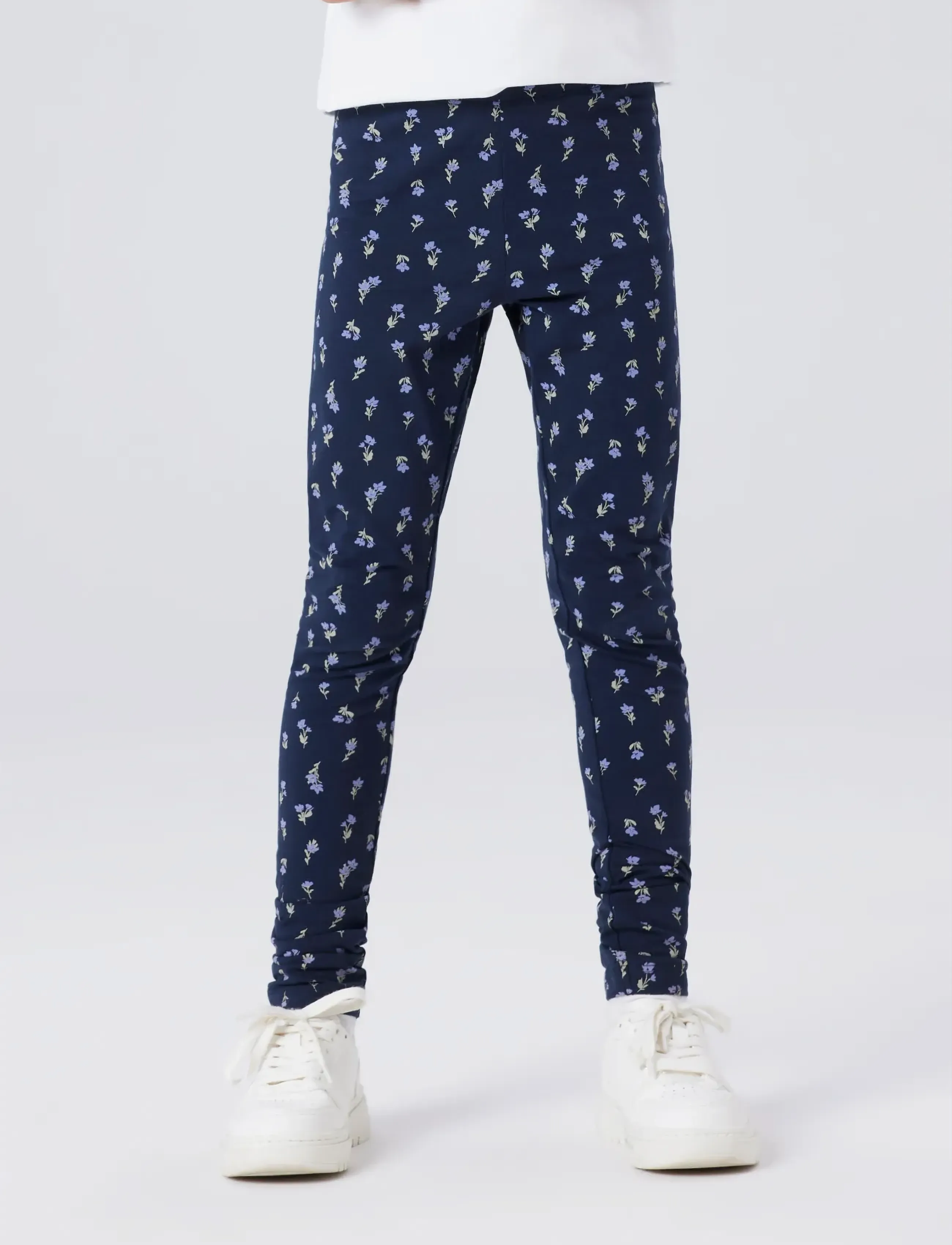 name it - NKFVIVIAN AOP LEGGING NOOS - leggings - dark sapphire - 3