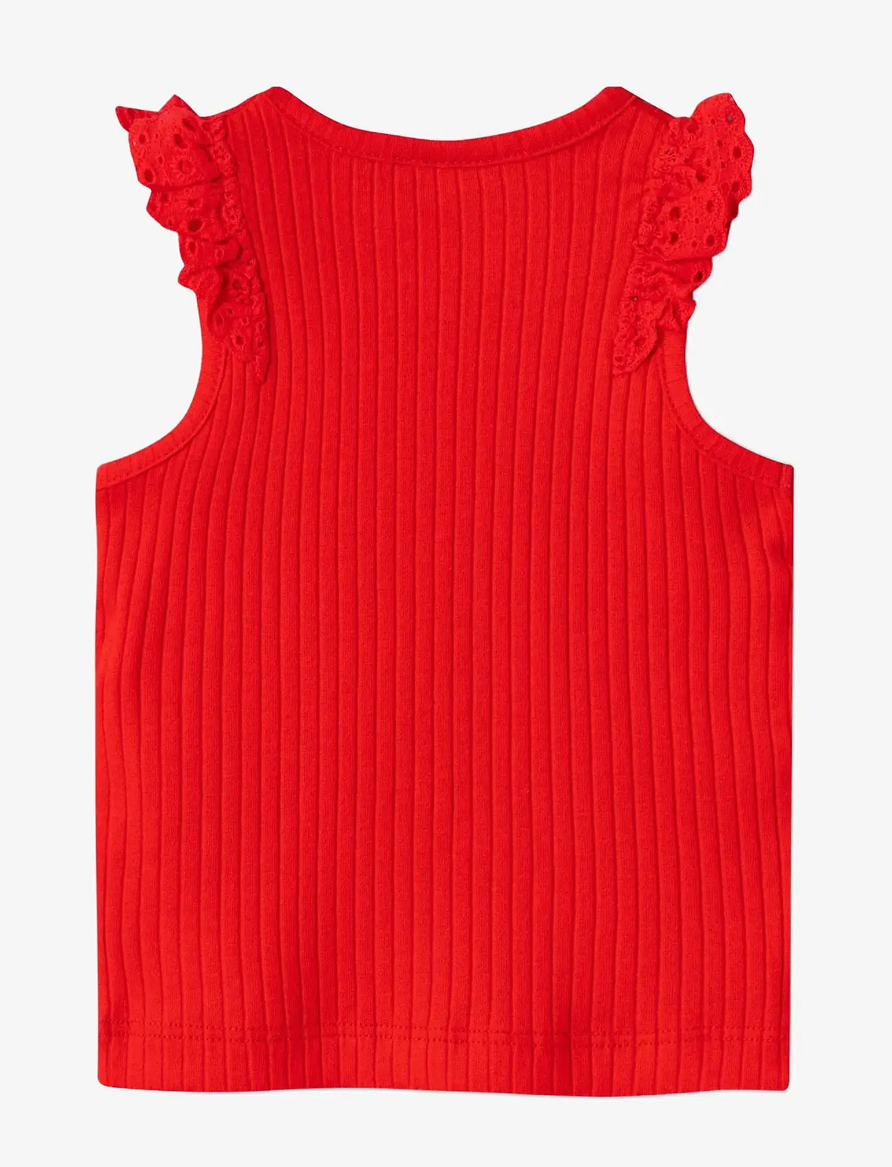 name it - NBFFENNAS SS TOP - Ärmellose - tomato - 1