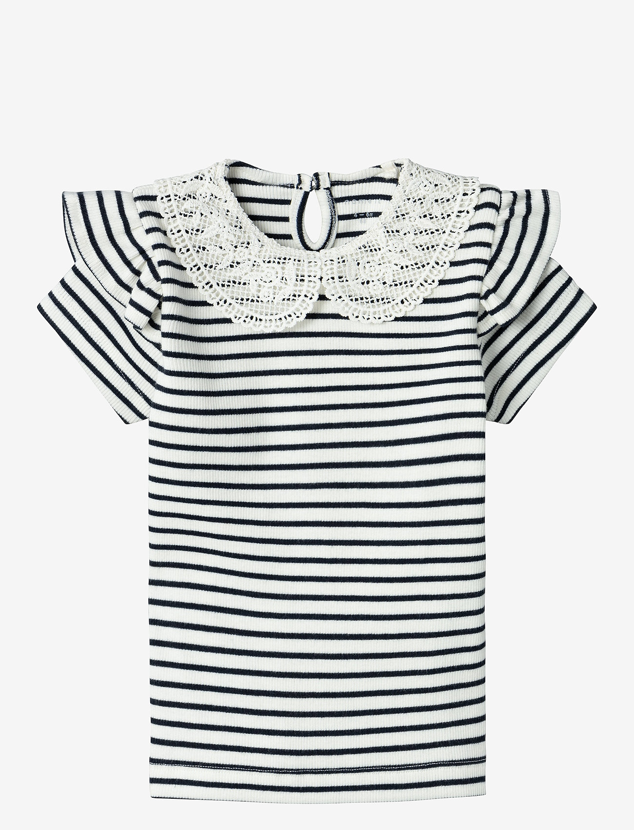 name it - NBFFLOSSA SS TOP - kortärmade t-shirts - dark sapphire - 1