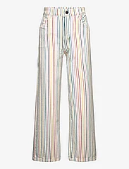 name it - NKFFAYORK HW WIDE PANT - hosen mit weitem bein - jet stream - 0