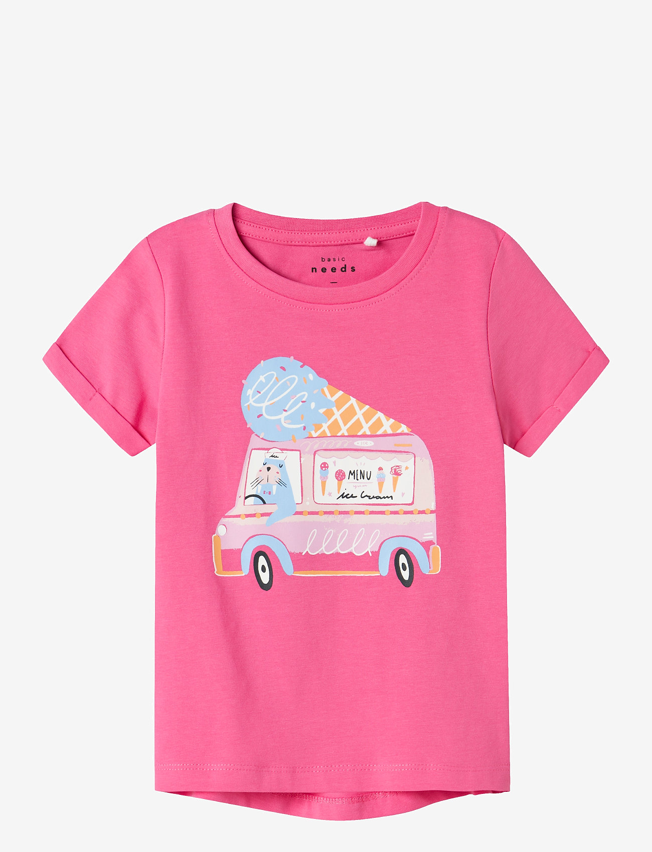 name it - NMFVIX SS TOP - autumn clothing - carmine rose - 0