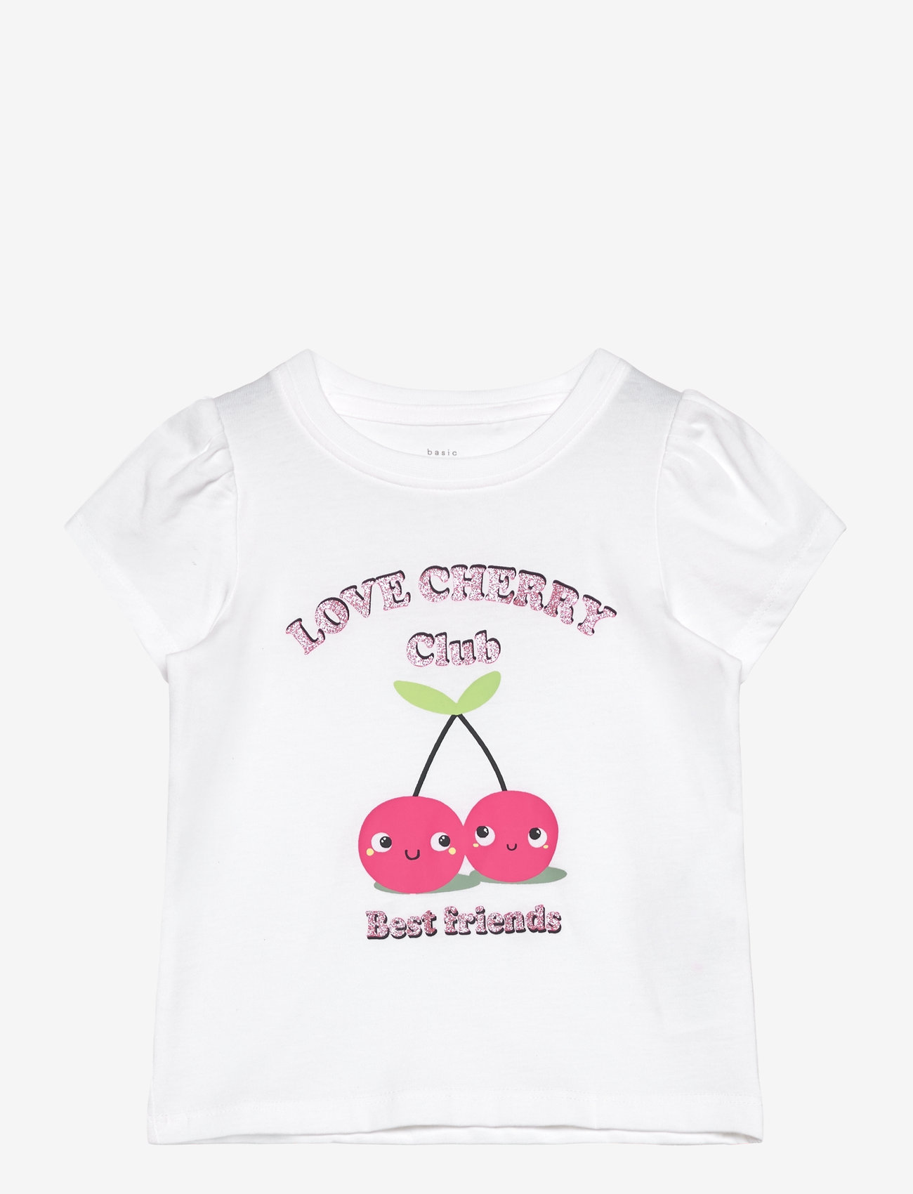 name it - NMFVIBEKE CAPSL TOP - høstklær - bright white - 0