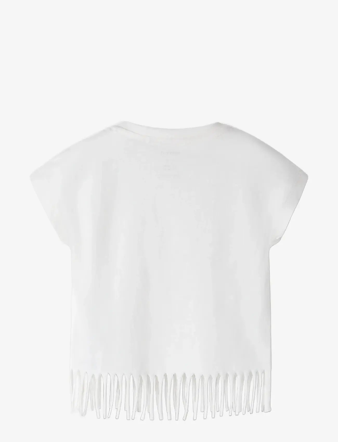 name it - NMFVALONE CAPSL SHORT TOP - kurzärmelige - cloud dancer - 1