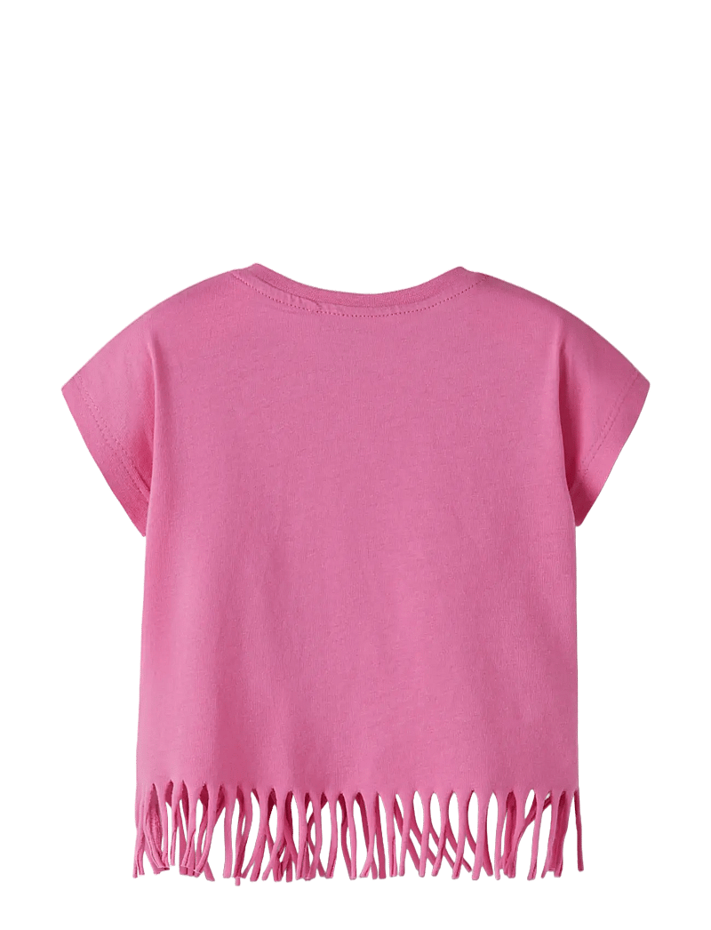 name it - NMFVALONE CAPSL SHORT TOP - kurzärmelige - strawberry moon - 1