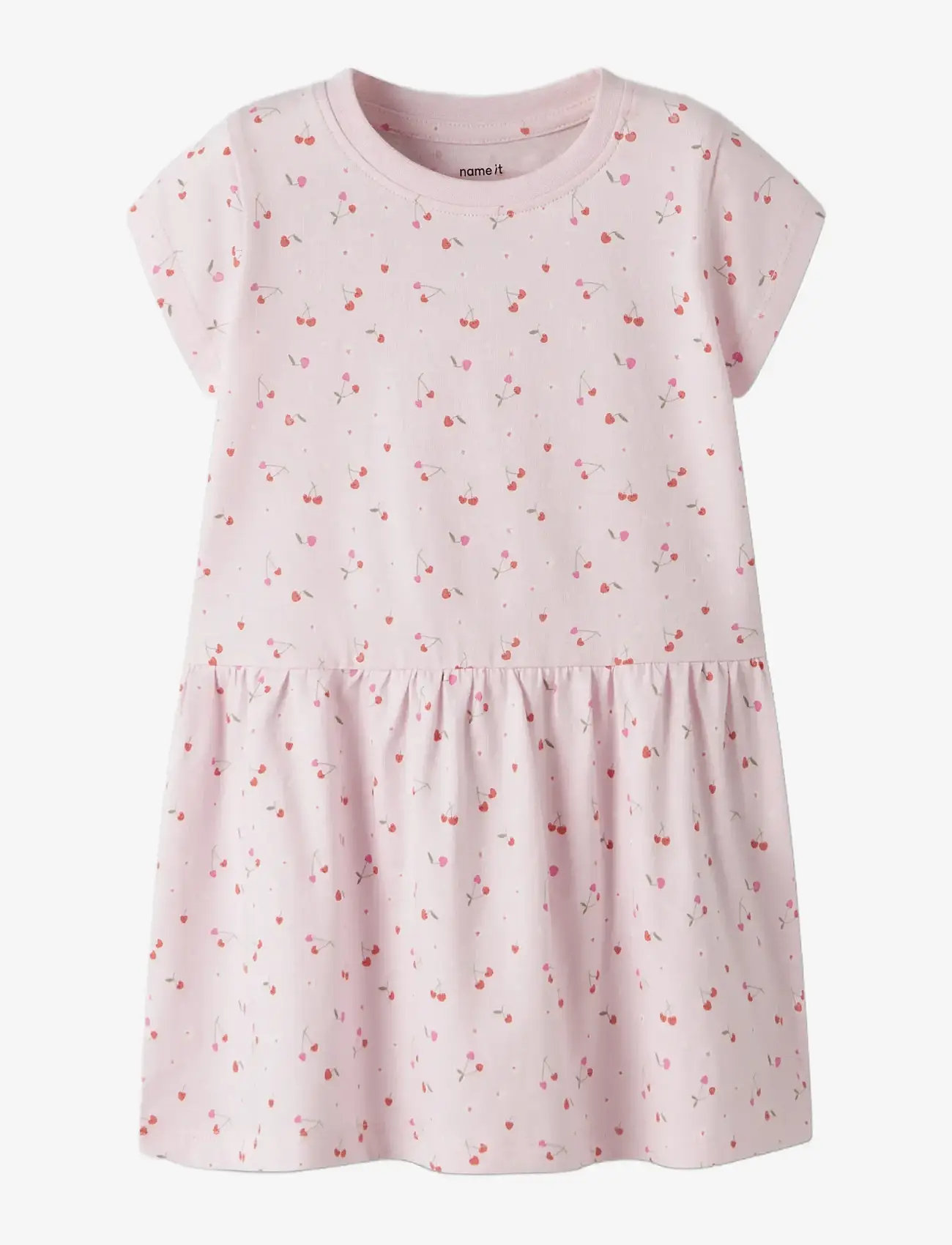 name it - NMFVILINSE CAPSL DRESS - kurzärmelige babykleider - cradle pink - 2
