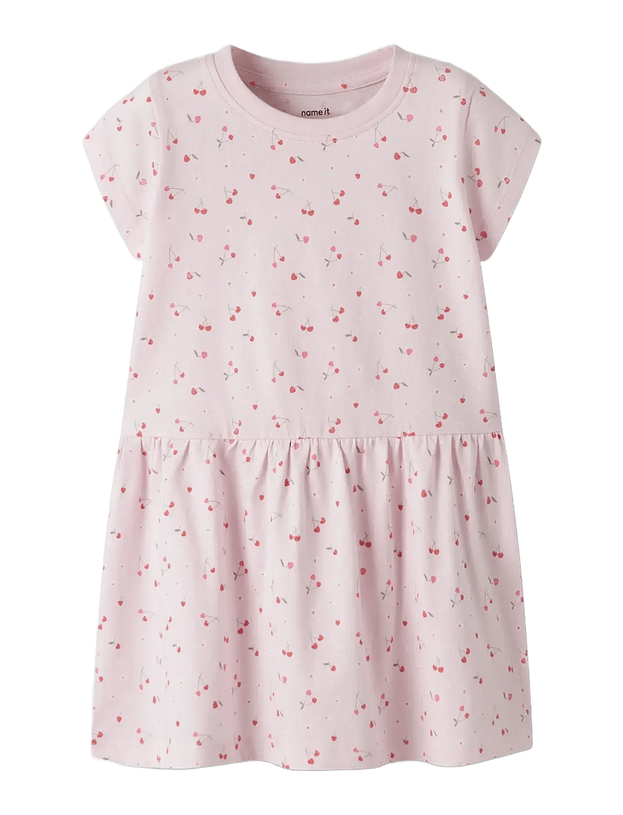 name it - NMFVILINSE CAPSL DRESS - mazuļu kleitas ar īsām piedurknēm - cradle pink - 2