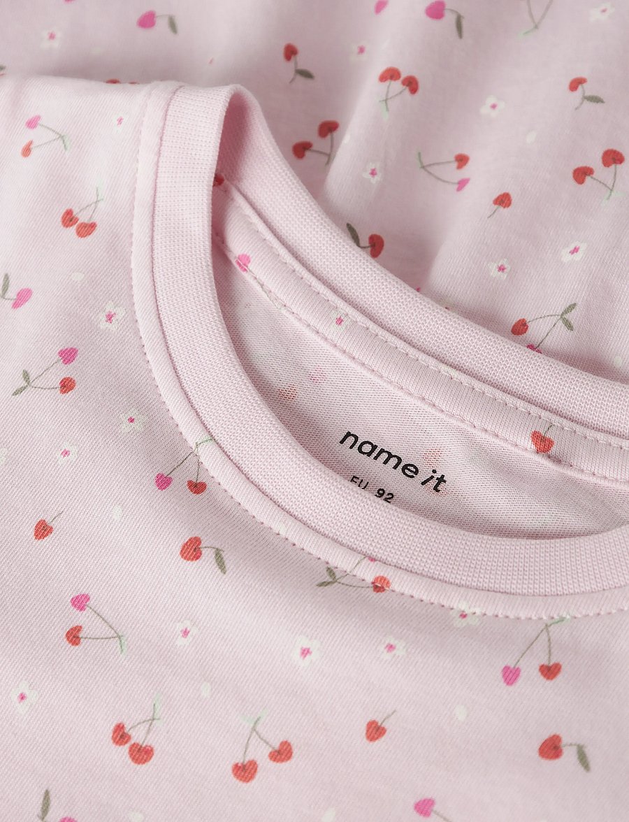 name it - NMFVILINSE CAPSL DRESS - mazuļu kleitas ar īsām piedurknēm - cradle pink - 3
