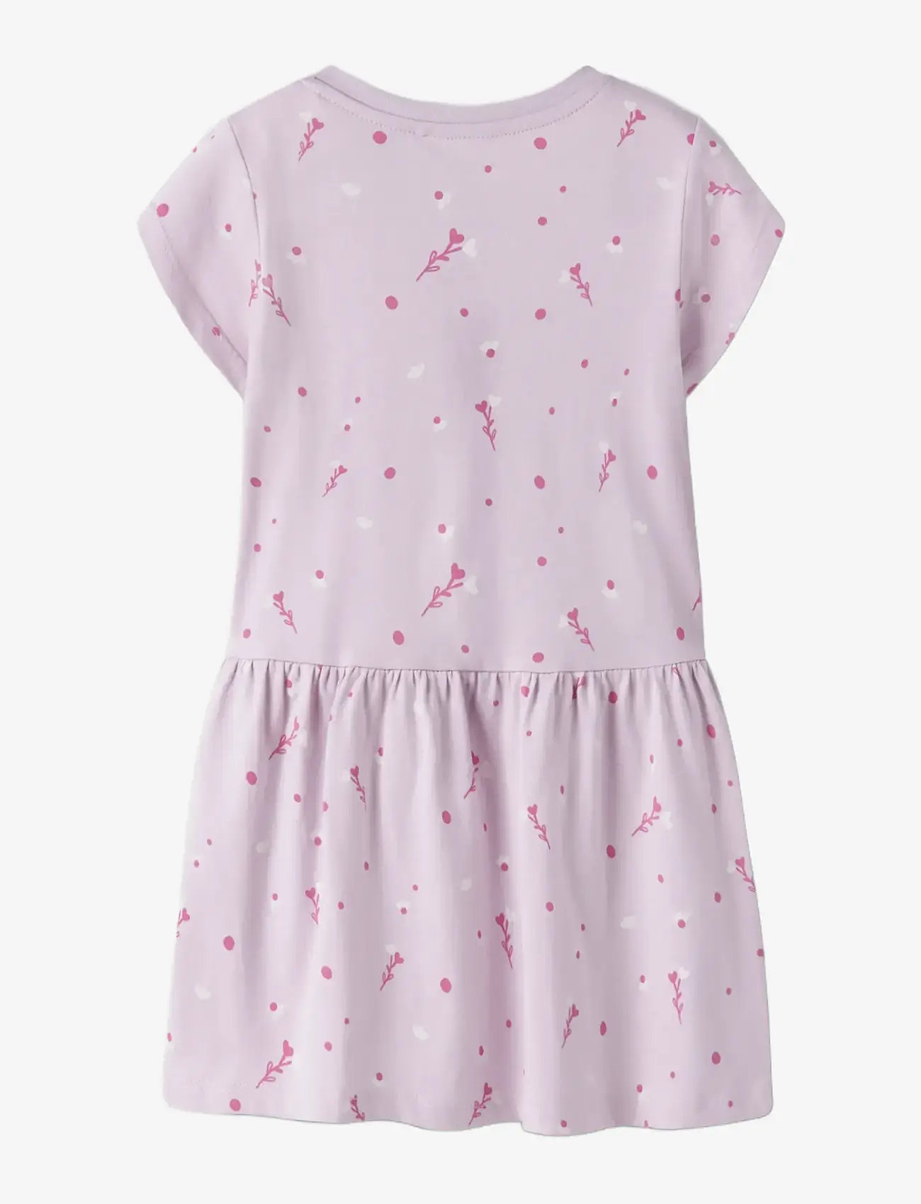 name it - NMFVILINSE CAPSL DRESS - short-sleeved baby dresses - lavender fog - 1