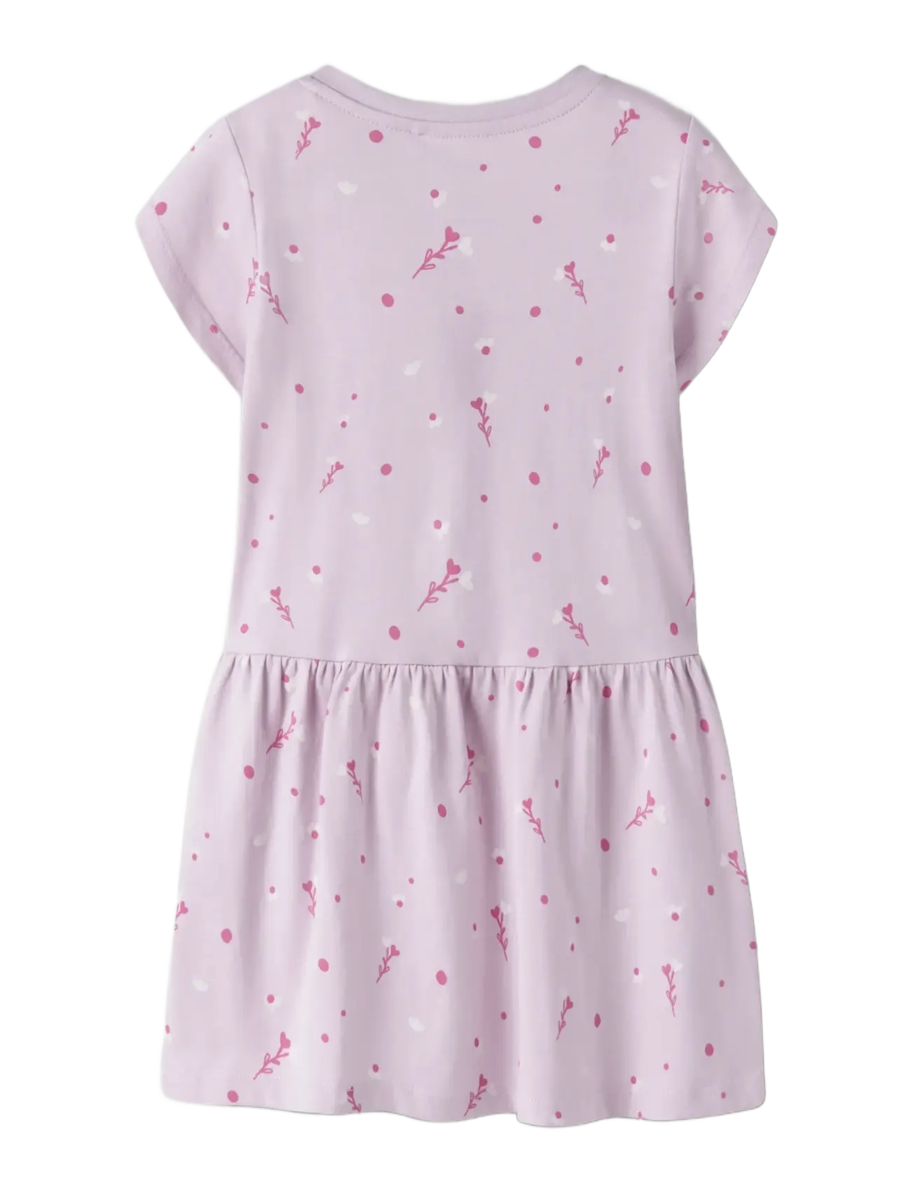 name it - NMFVILINSE CAPSL DRESS - kurzärmelige babykleider - lavender fog - 1
