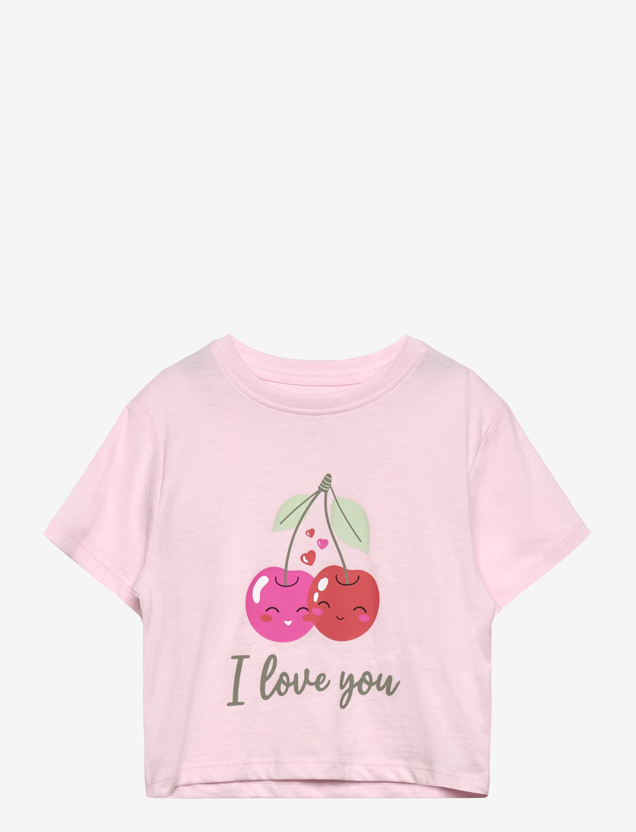 name it - NMFVILINSE SS NREG SHORT TOP - kurzärmelige - cradle pink - 0