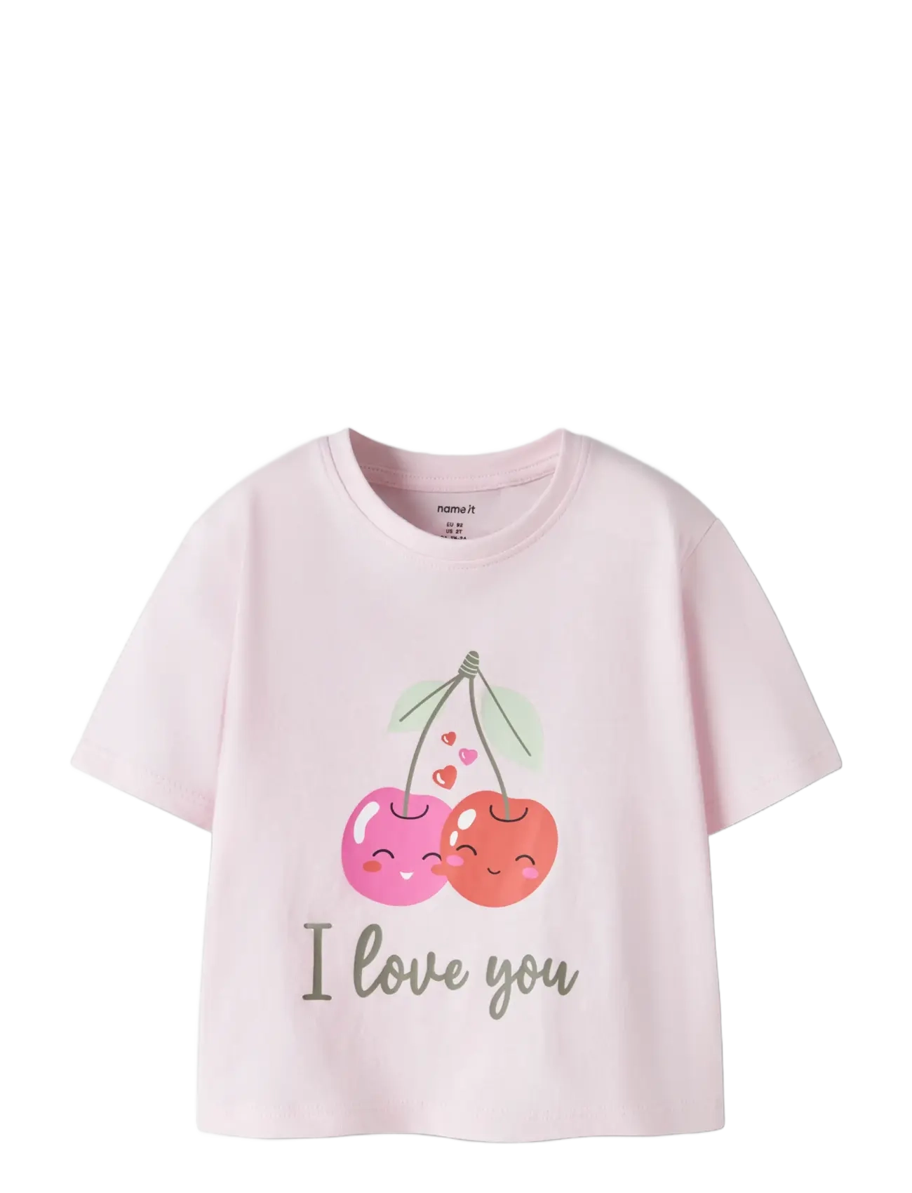 name it - NMFVILINSE SS NREG SHORT TOP - lühikeste varrukatega t-särgid - cradle pink - 2