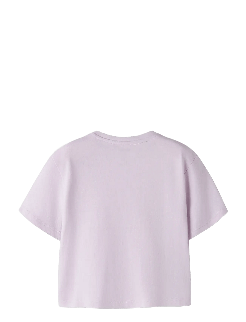 name it - NMFVILINSE SS NREG SHORT TOP - kurzärmelige - lavender fog - 1