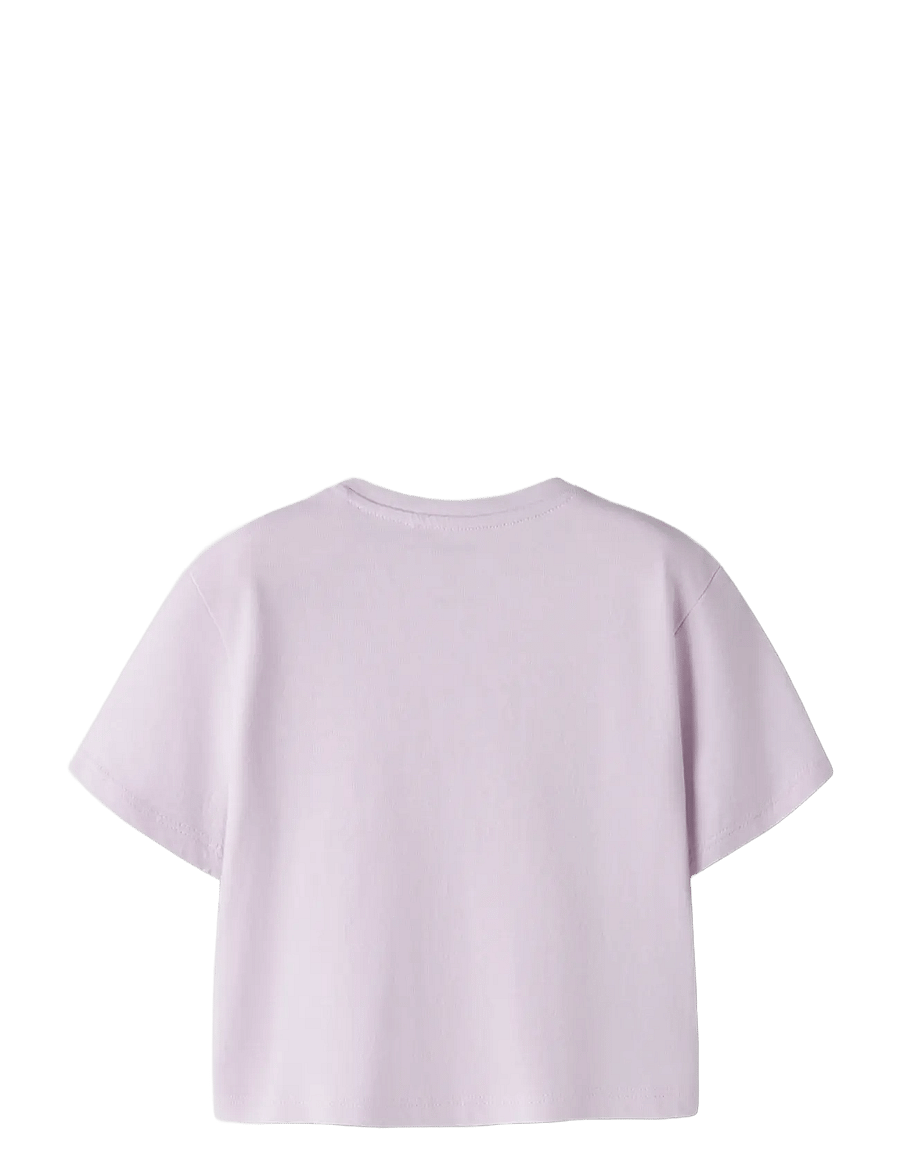 name it - NMFVILINSE SS NREG SHORT TOP - kurzärmelige - lavender fog - 1