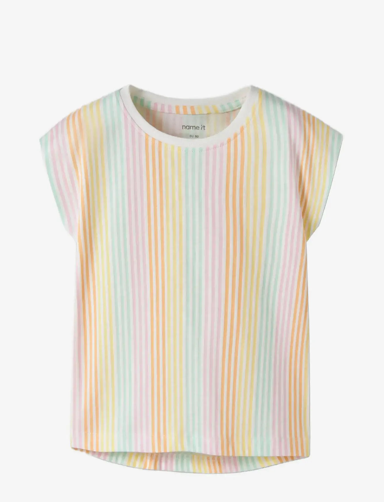 name it - NMFVIGGA CAPSL TOP - Õlapaeltega topid - bright white - 2