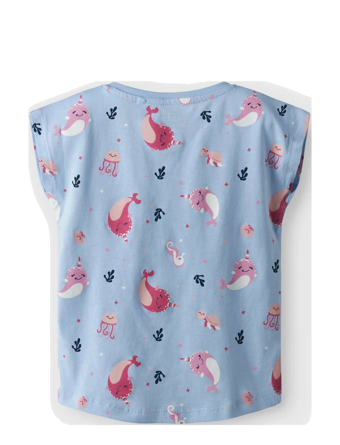 name it - NMFVIGGA CAPSL TOP - topit - chambray blue - 1