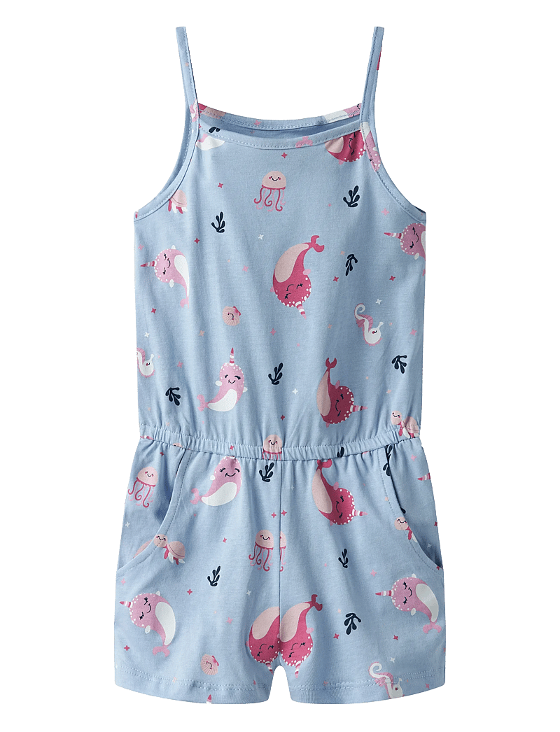 name it - NMFVIGGA STRAP SUIT - byxdress - chambray blue - 1