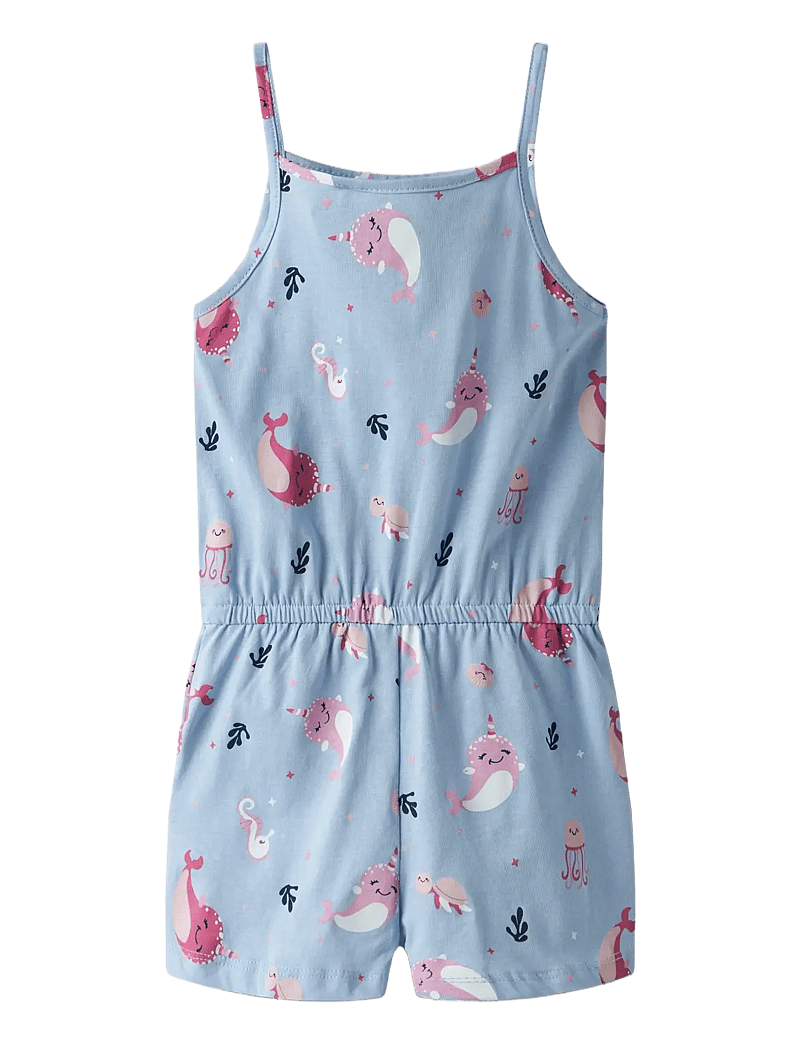 name it - NMFVIGGA STRAP SUIT - byxdress - chambray blue - 2