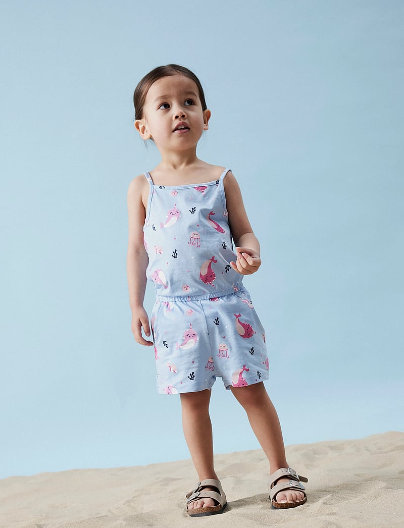 name it - NMFVIGGA STRAP SUIT - byxdress - chambray blue - 0