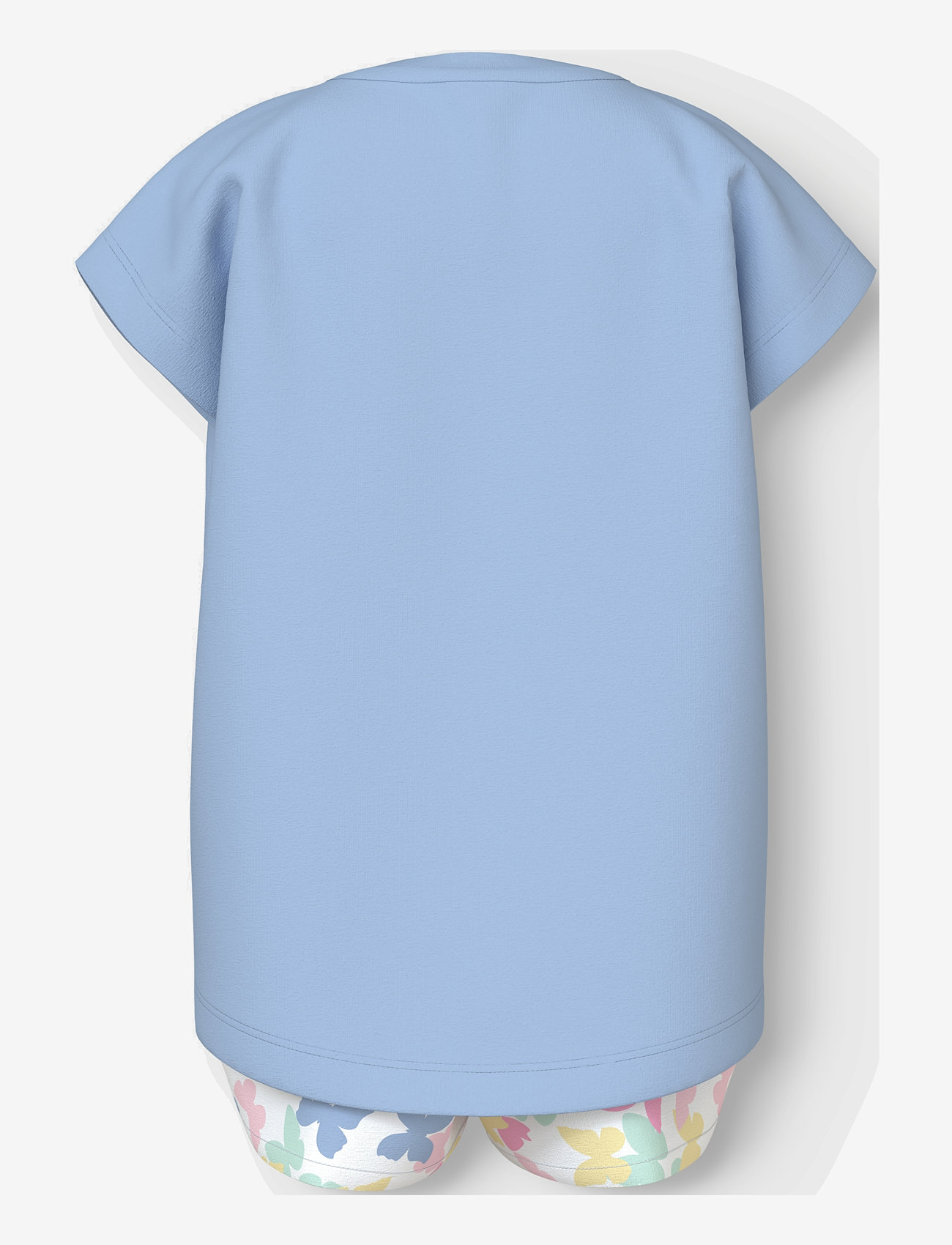 name it - NMFVIGEA CAPSL TOP SET - set med kortärmad t-shirt - chambray blue - 1