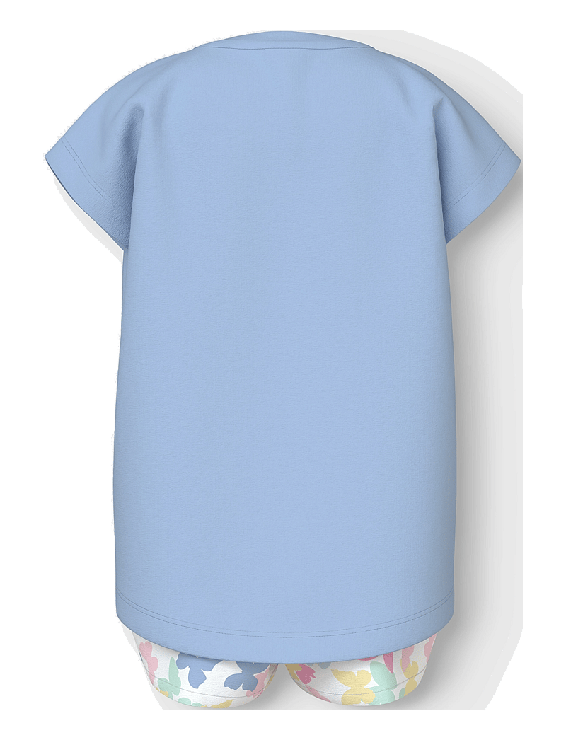 name it - NMFVIGEA CAPSL TOP SET - set med kortärmad t-shirt - chambray blue - 1