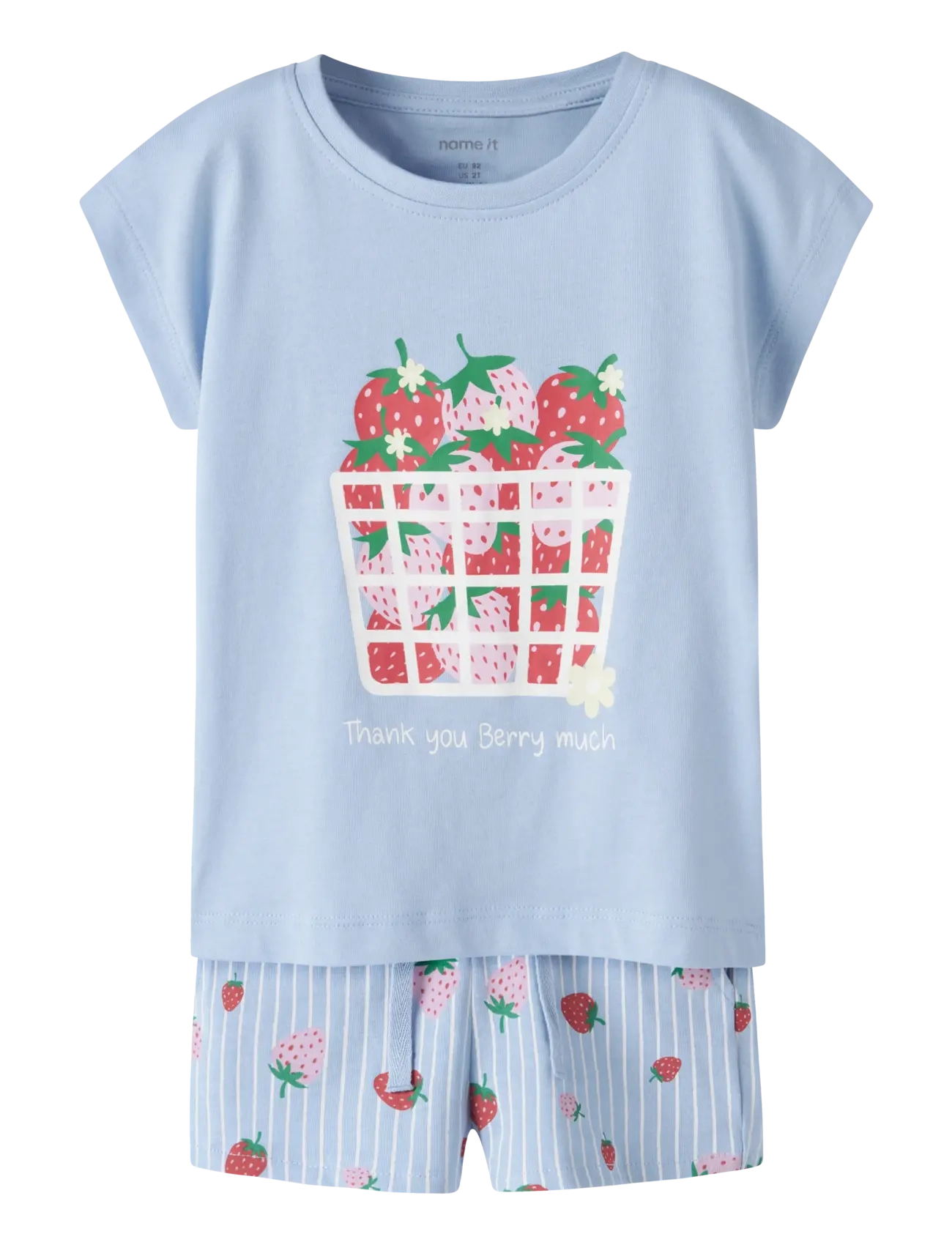 name it Nmfvigea Capsl Top Set, 104, Blue > Sæt, Børn